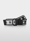 Sporty belt with ring buckle