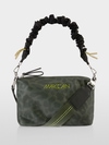 Small leopard print nylon shoulder bag