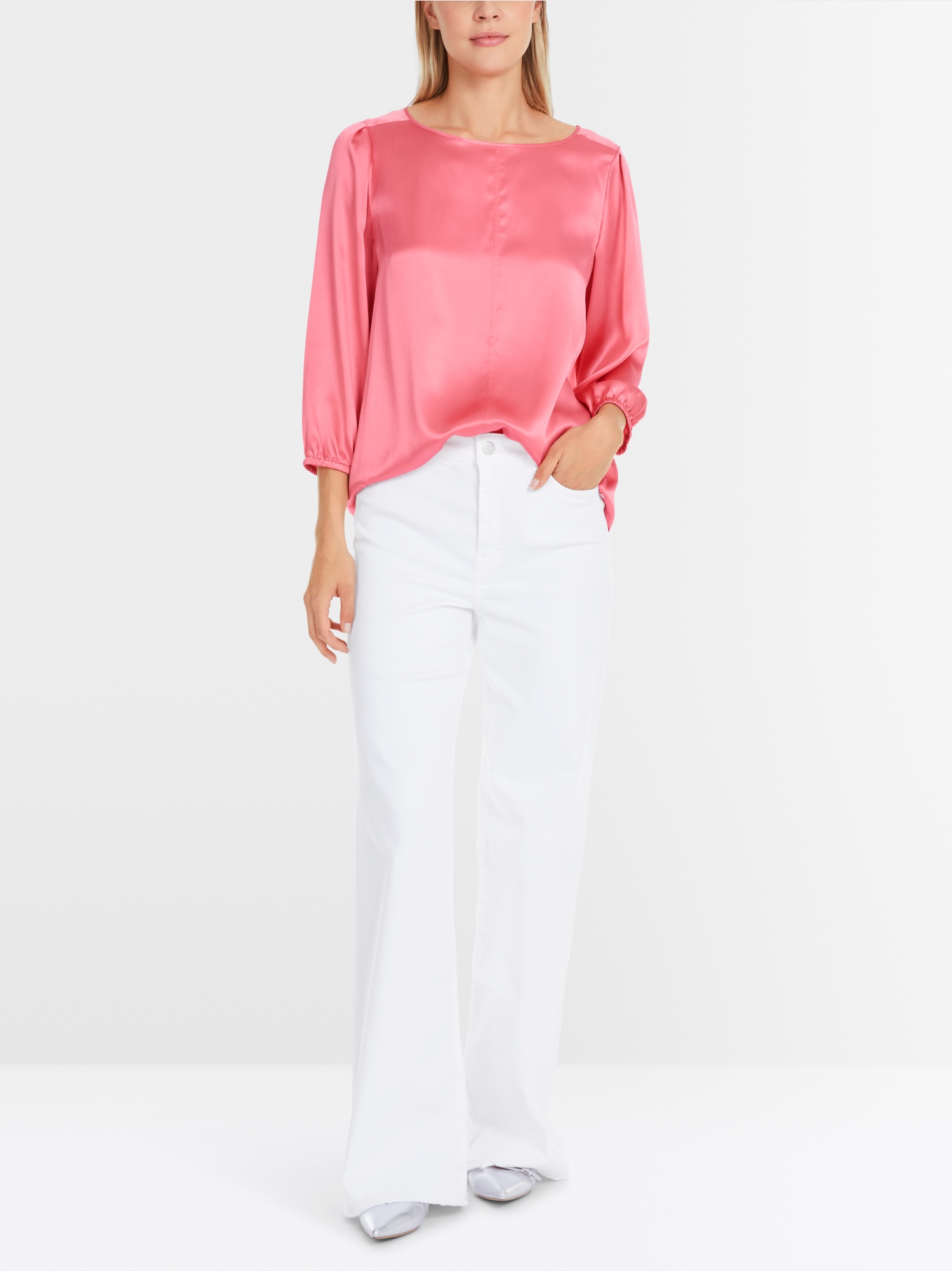 Marc Cain Collections Lilac Printed Blouse UC 51.39 W99 COL 722 main image 1
