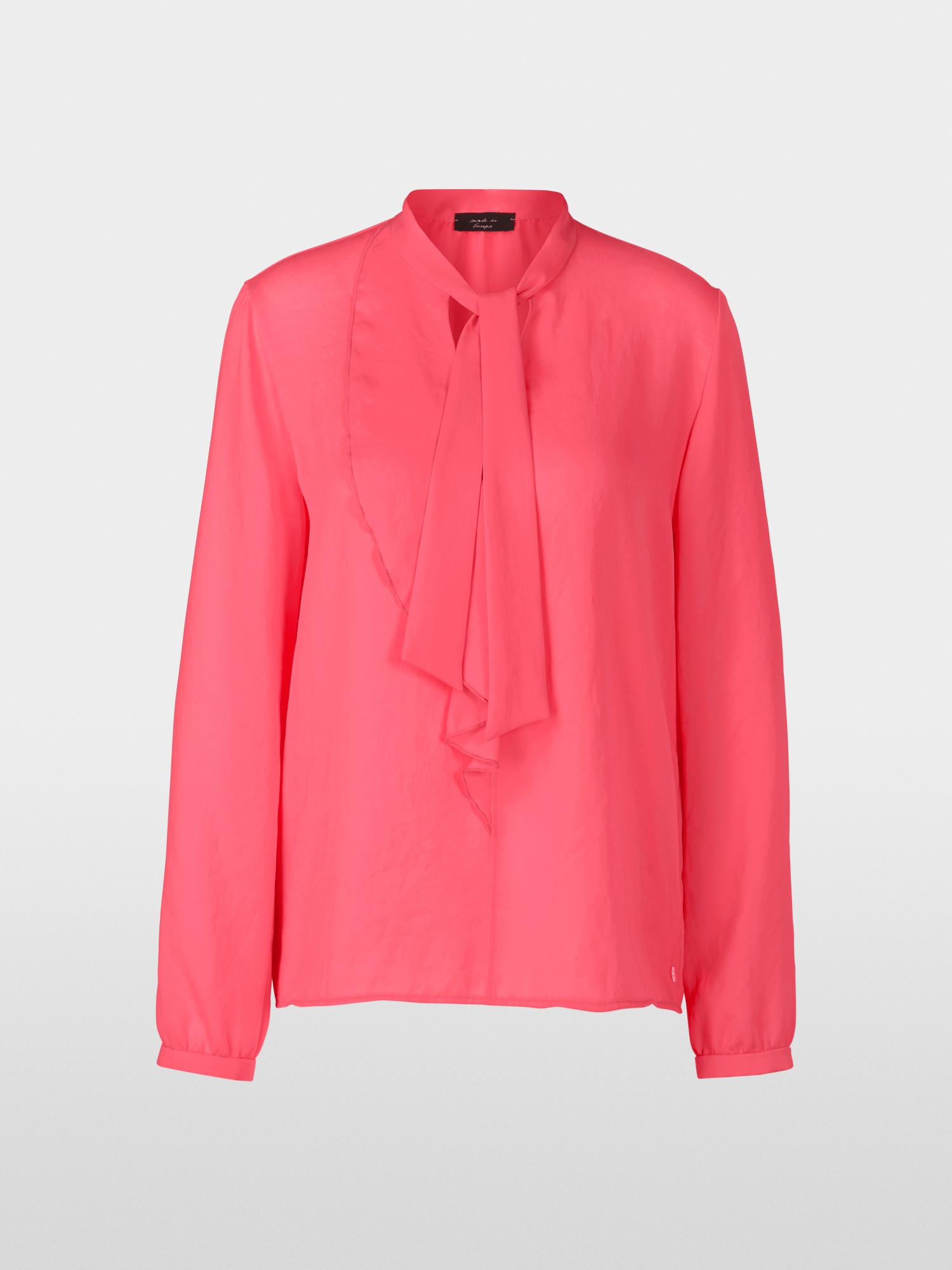 Marc Cain Sports Women's Long Sleeved Ramie Blouse In White AS 51.30 W96 COL 100