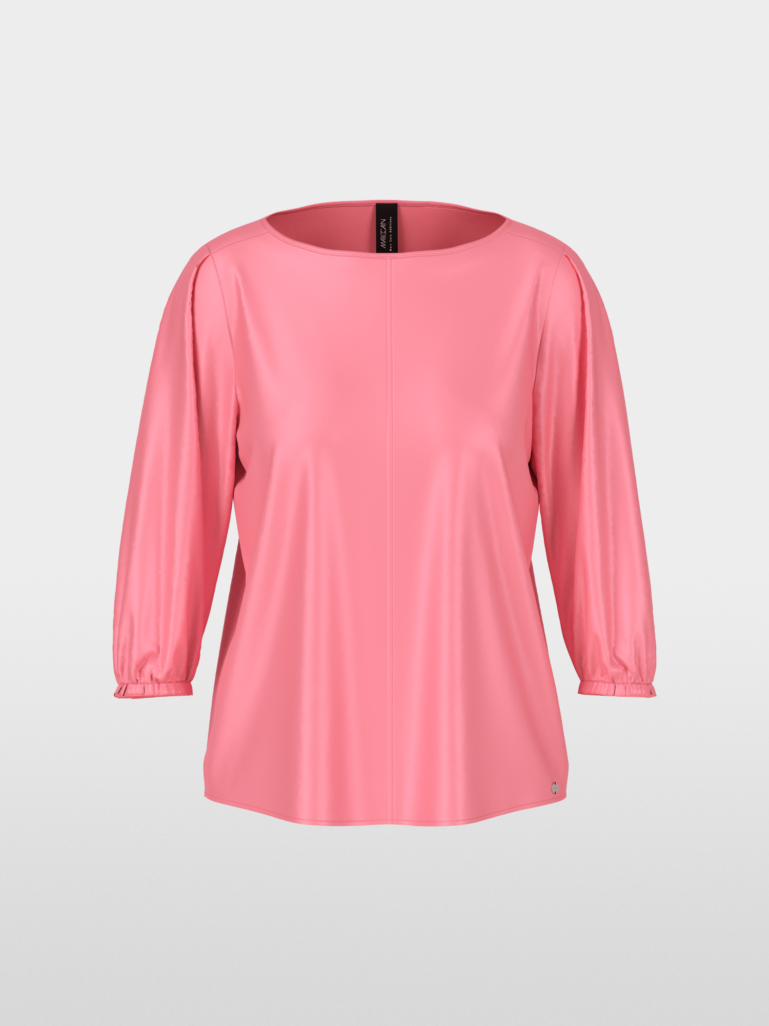 Marc Cain Collections T Pink Satin Floral T-Shirt TC 48.26 J12 COL 646 main image 0