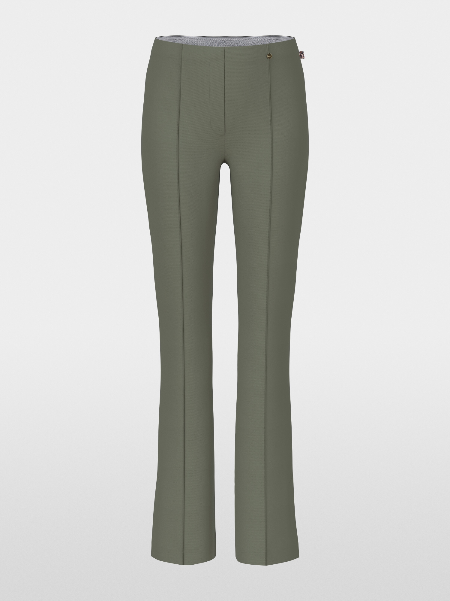 Marc Cain Drawstring Satin Trouser Black main image 1