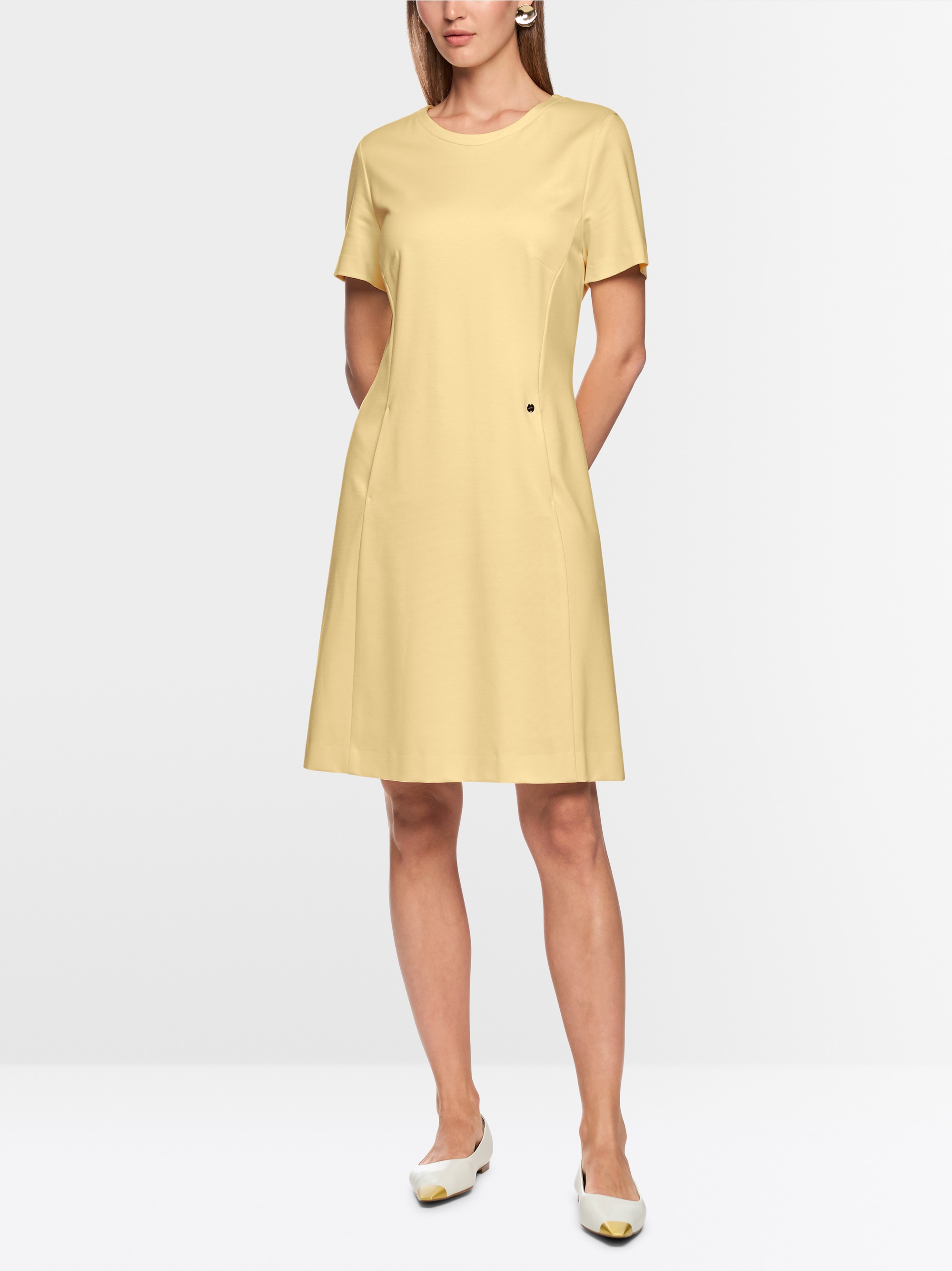 Jurk van viscose-stretch