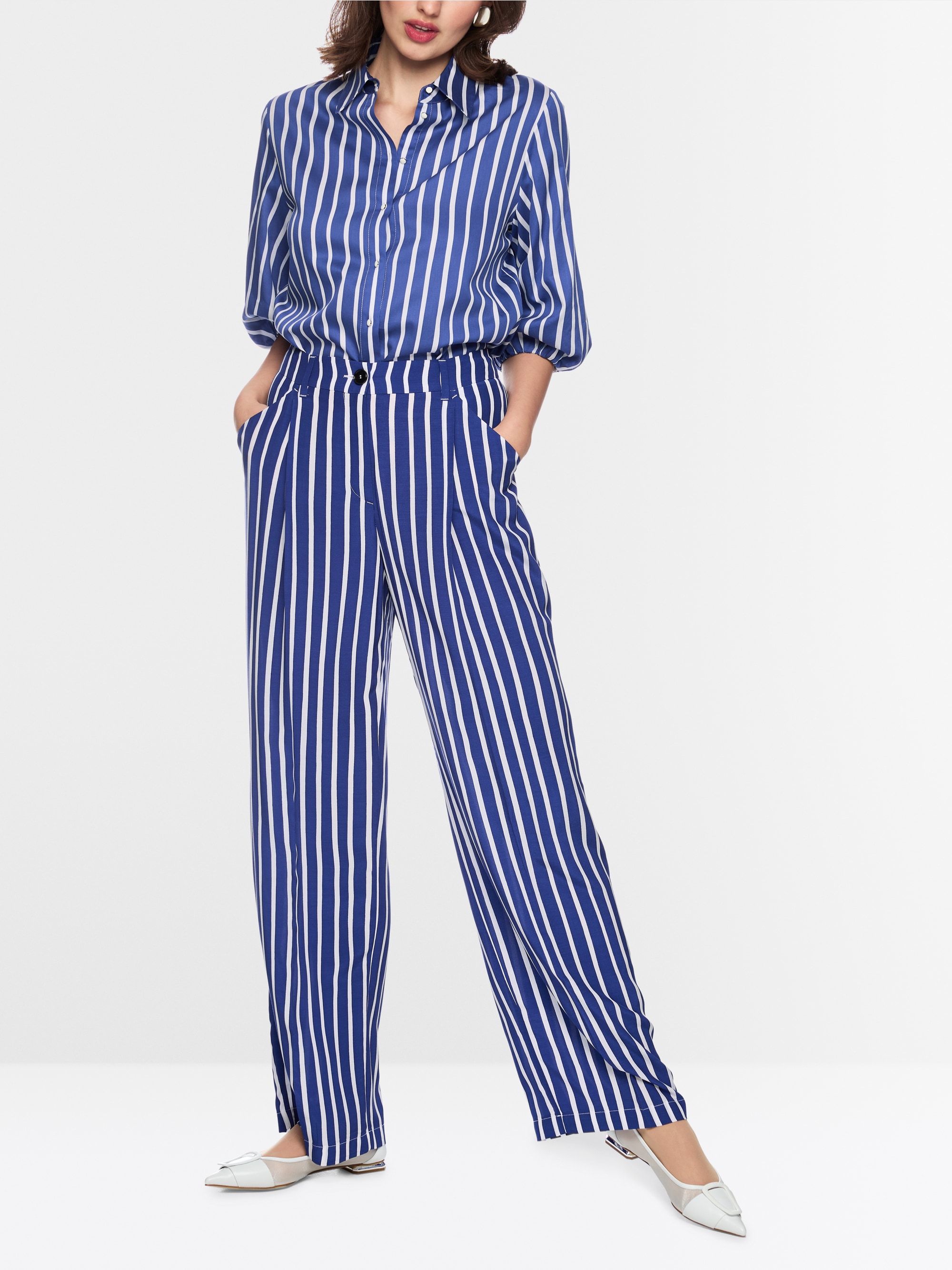 WASCO trousers with striped pattern
