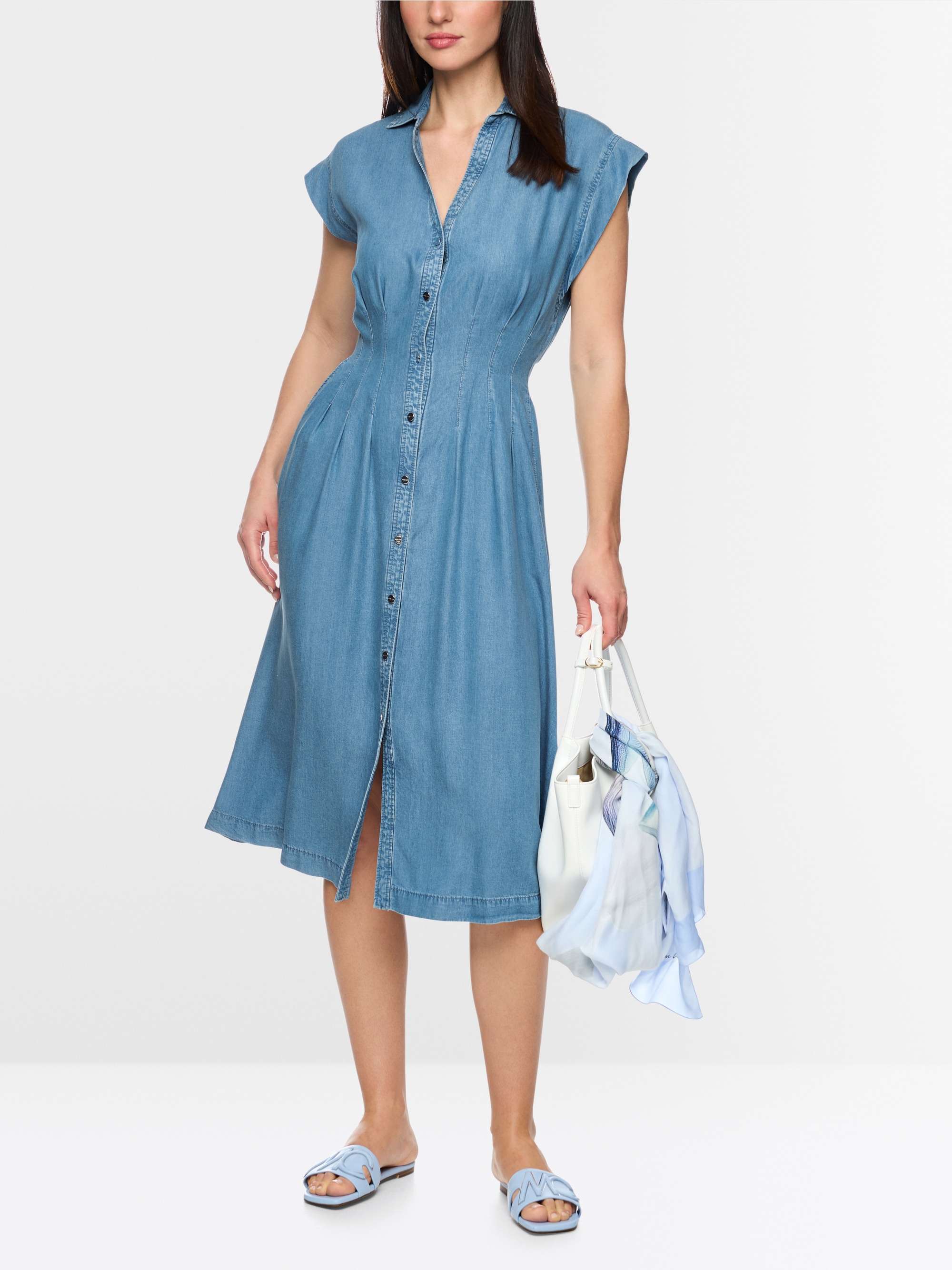 Robe midi en denim « Rethink Together »
