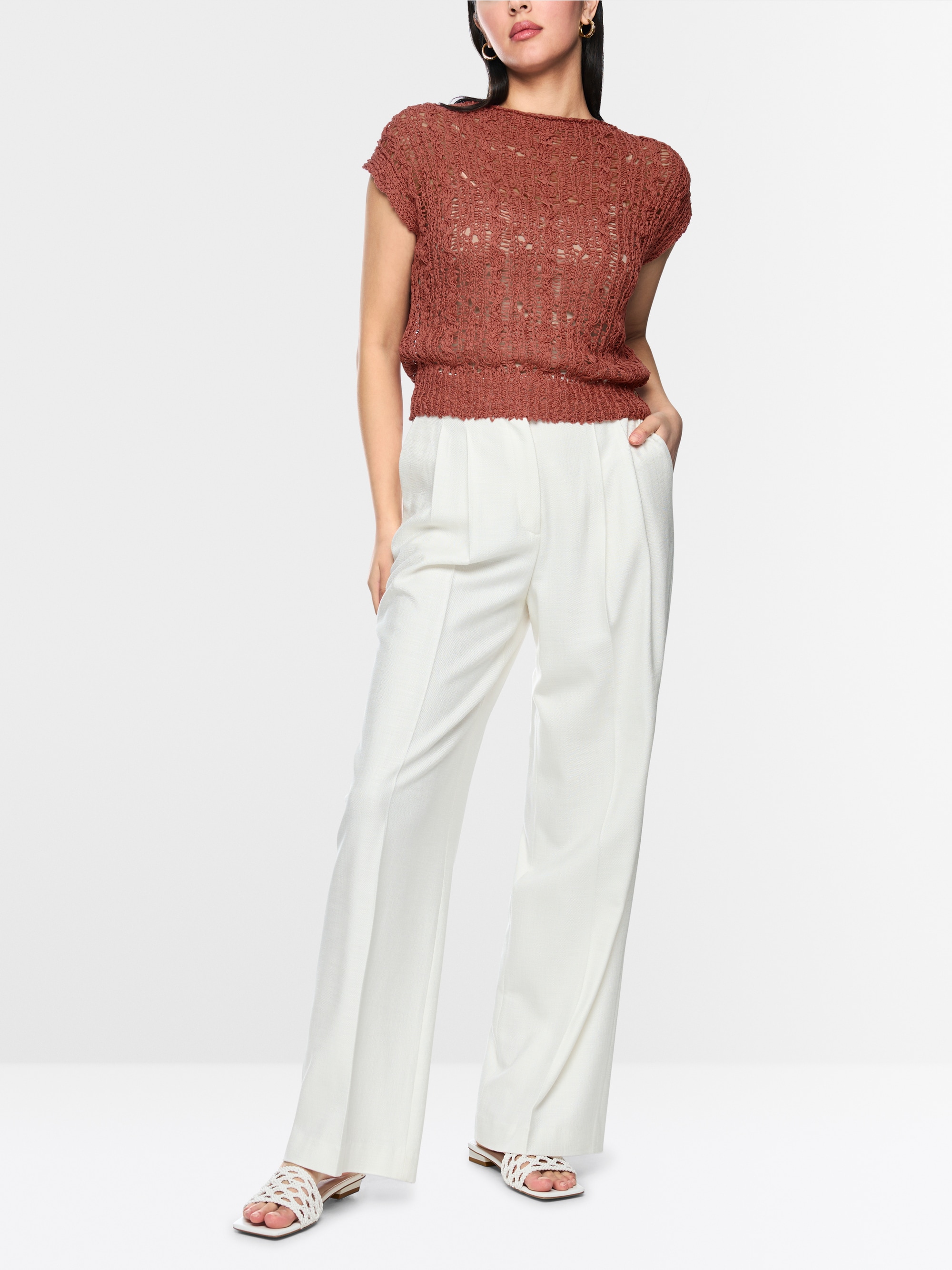 ‘Rethink Together’ openwork jumper