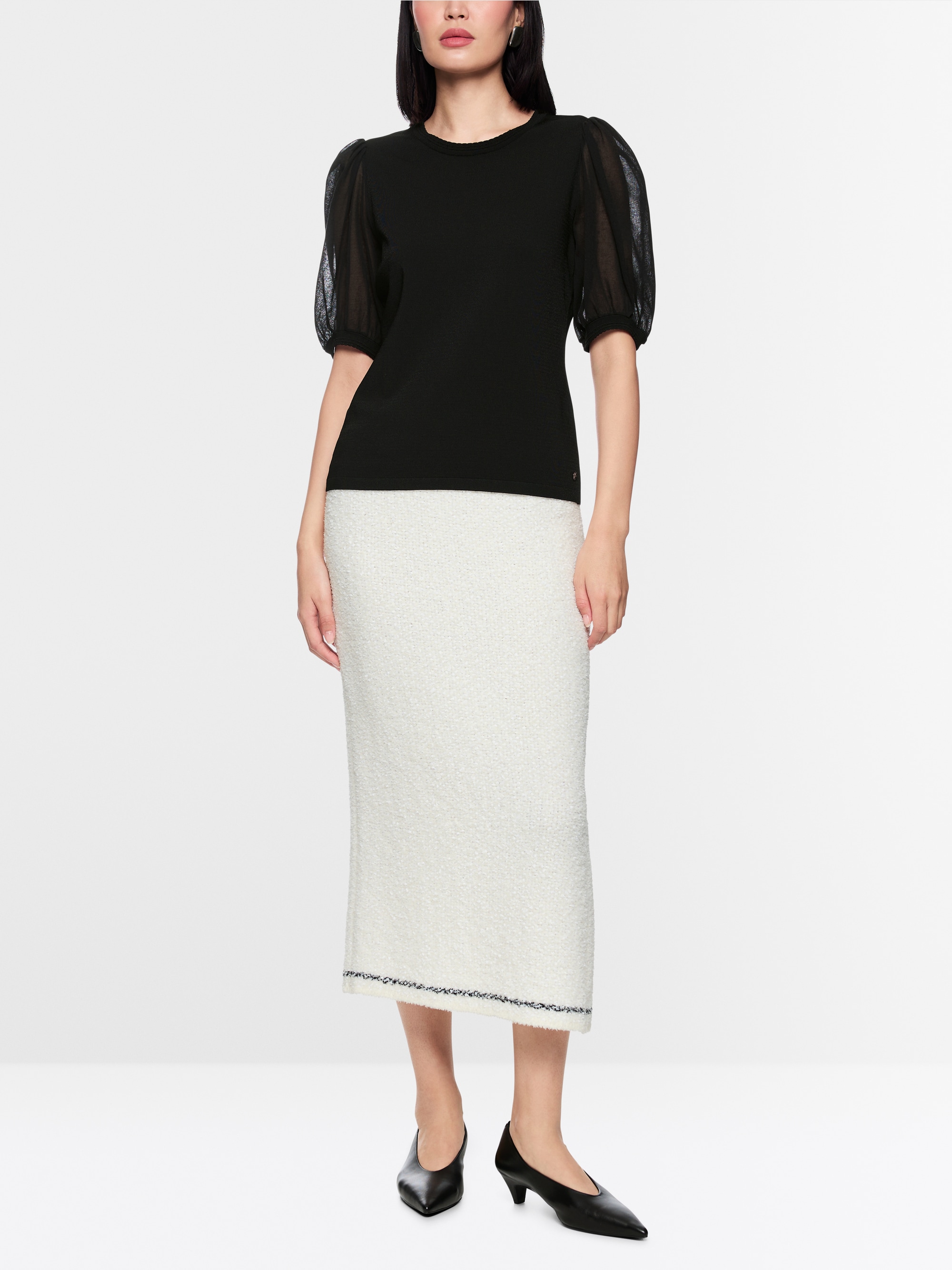 ‘Knitted in Germany’ half-sleeve jumper