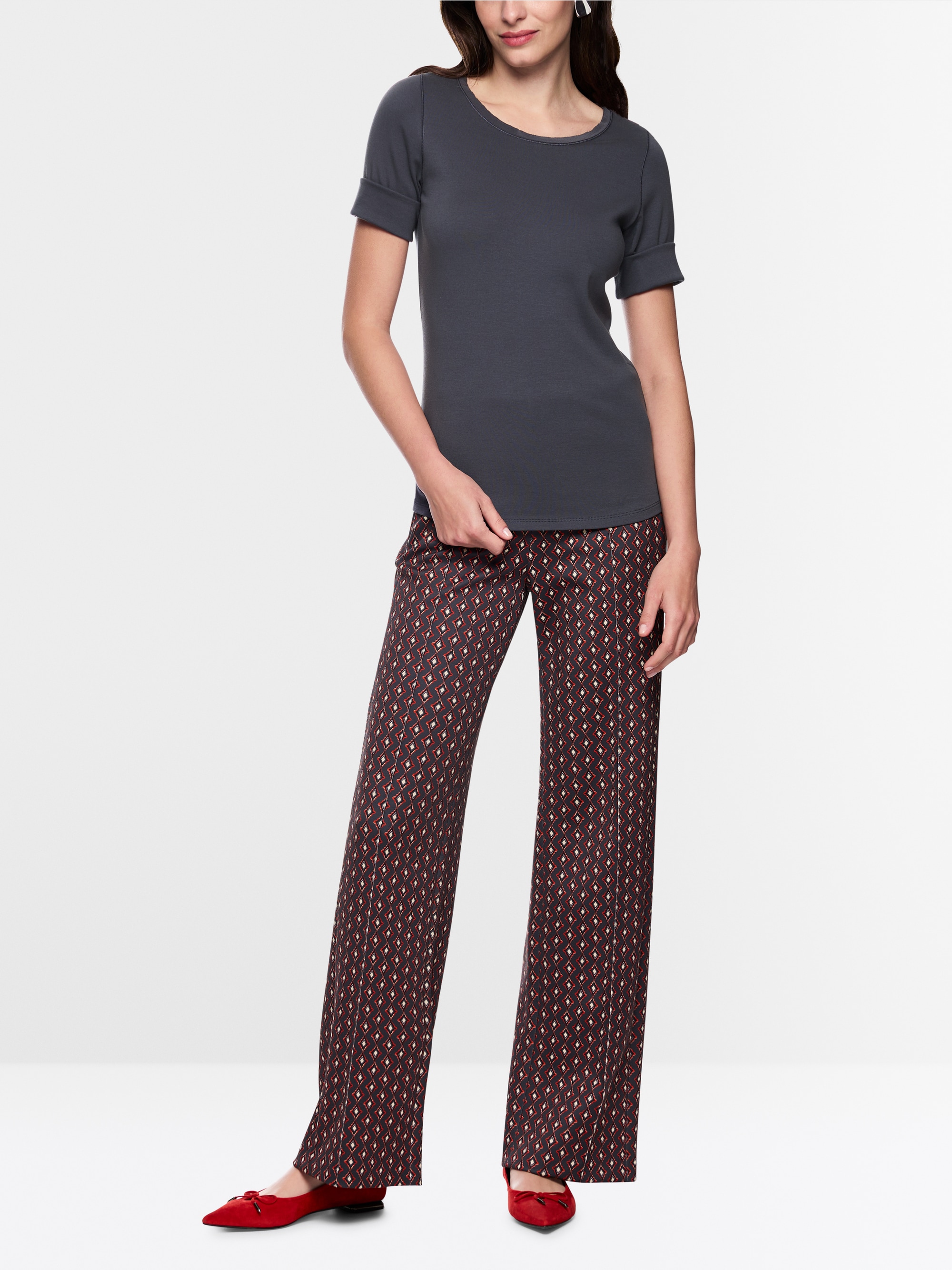 Stretch cotton shirt