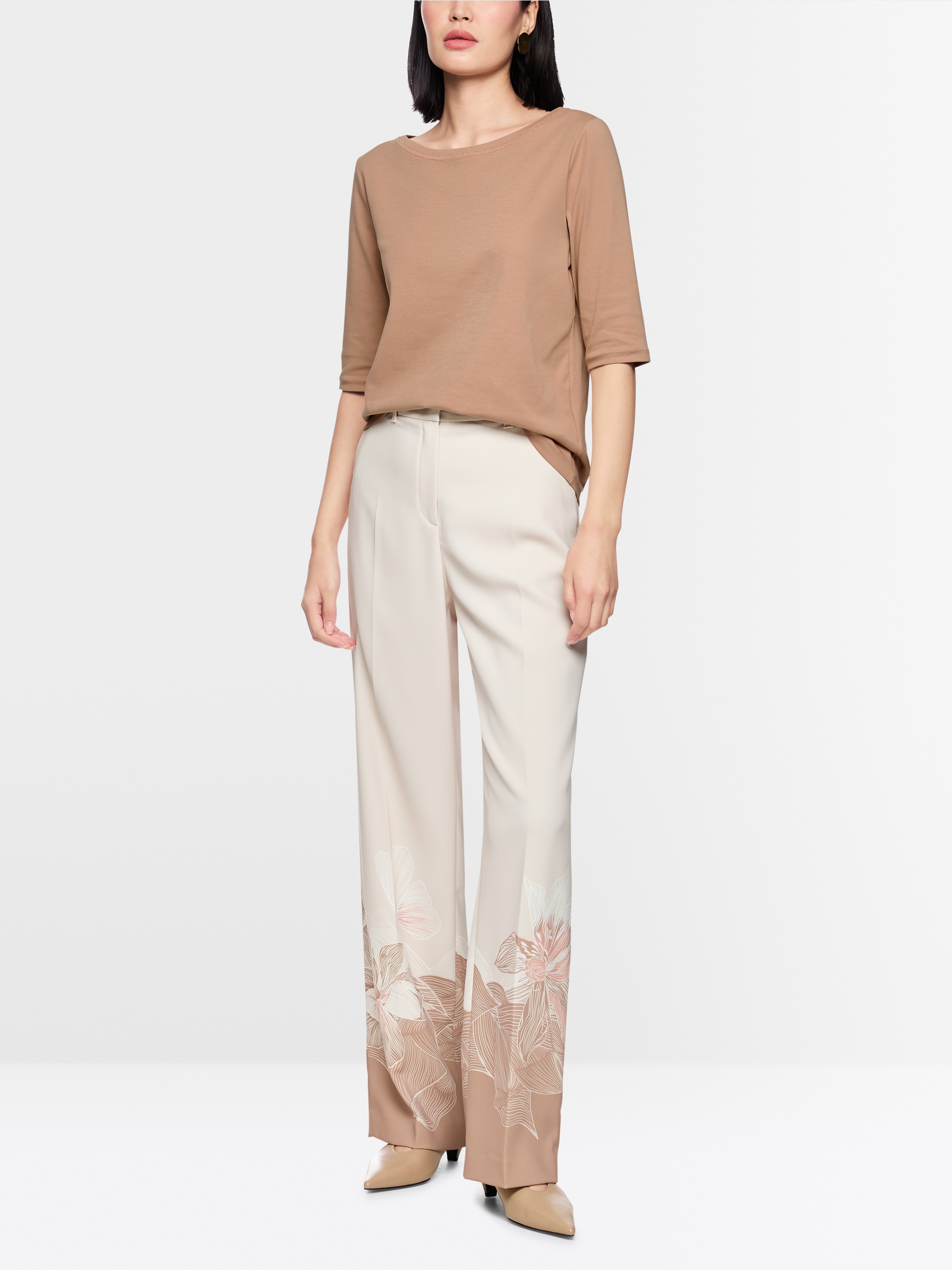 T-shirt à demi-manches avec détails décoratifs