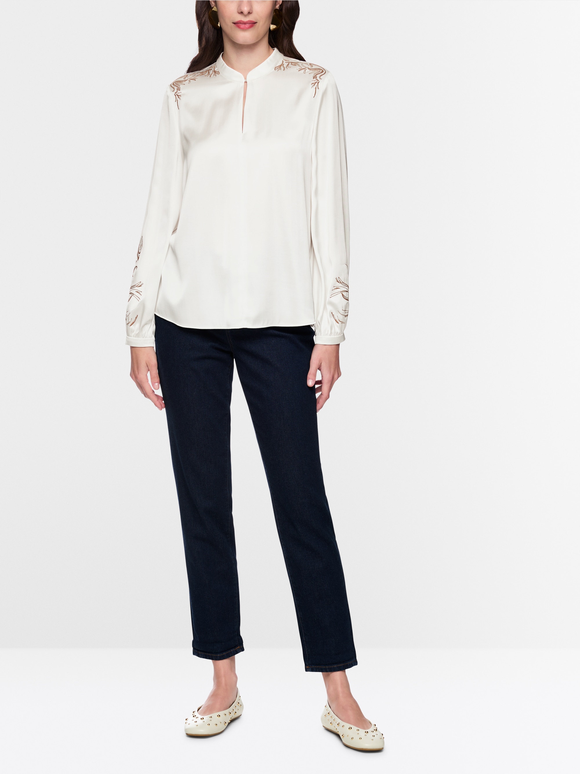 Chemisier en viscose mélangée