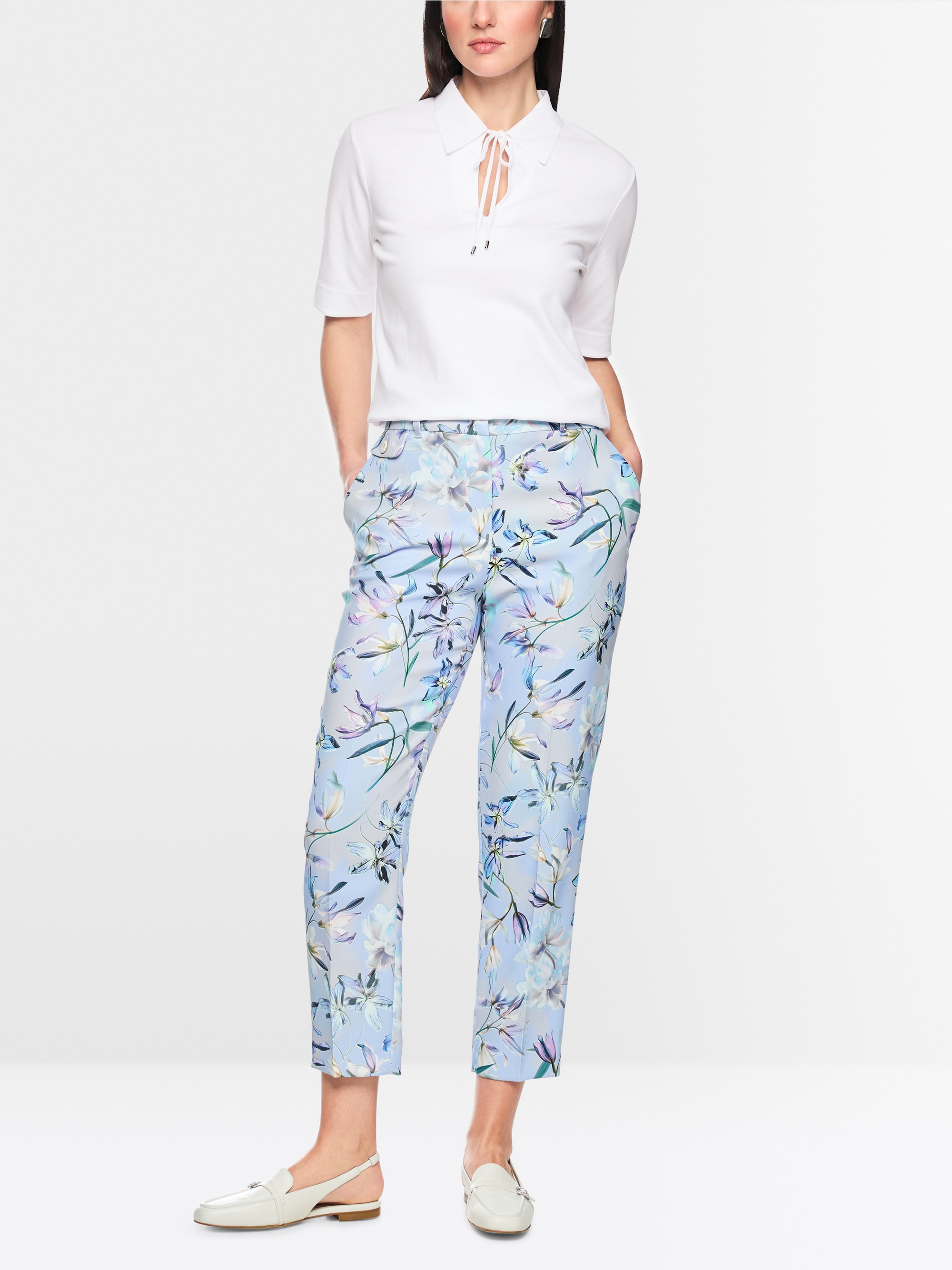 Polo uni avec cordon