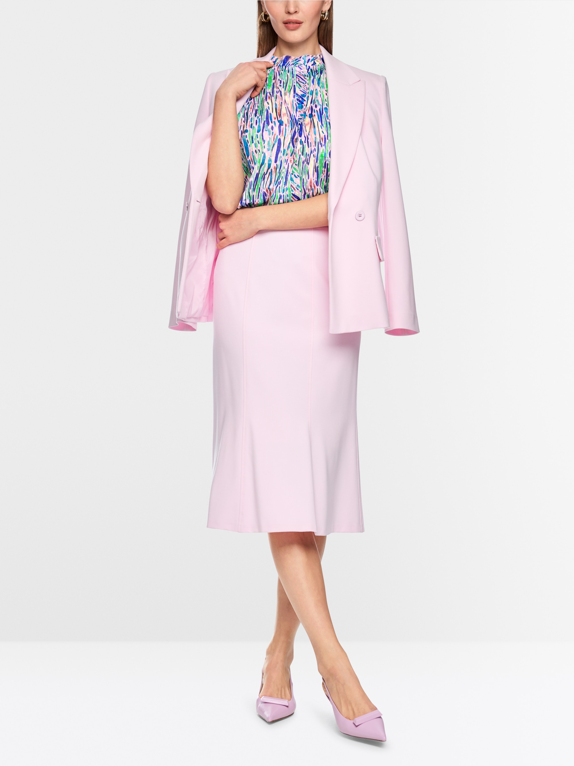 Top féminin à volants