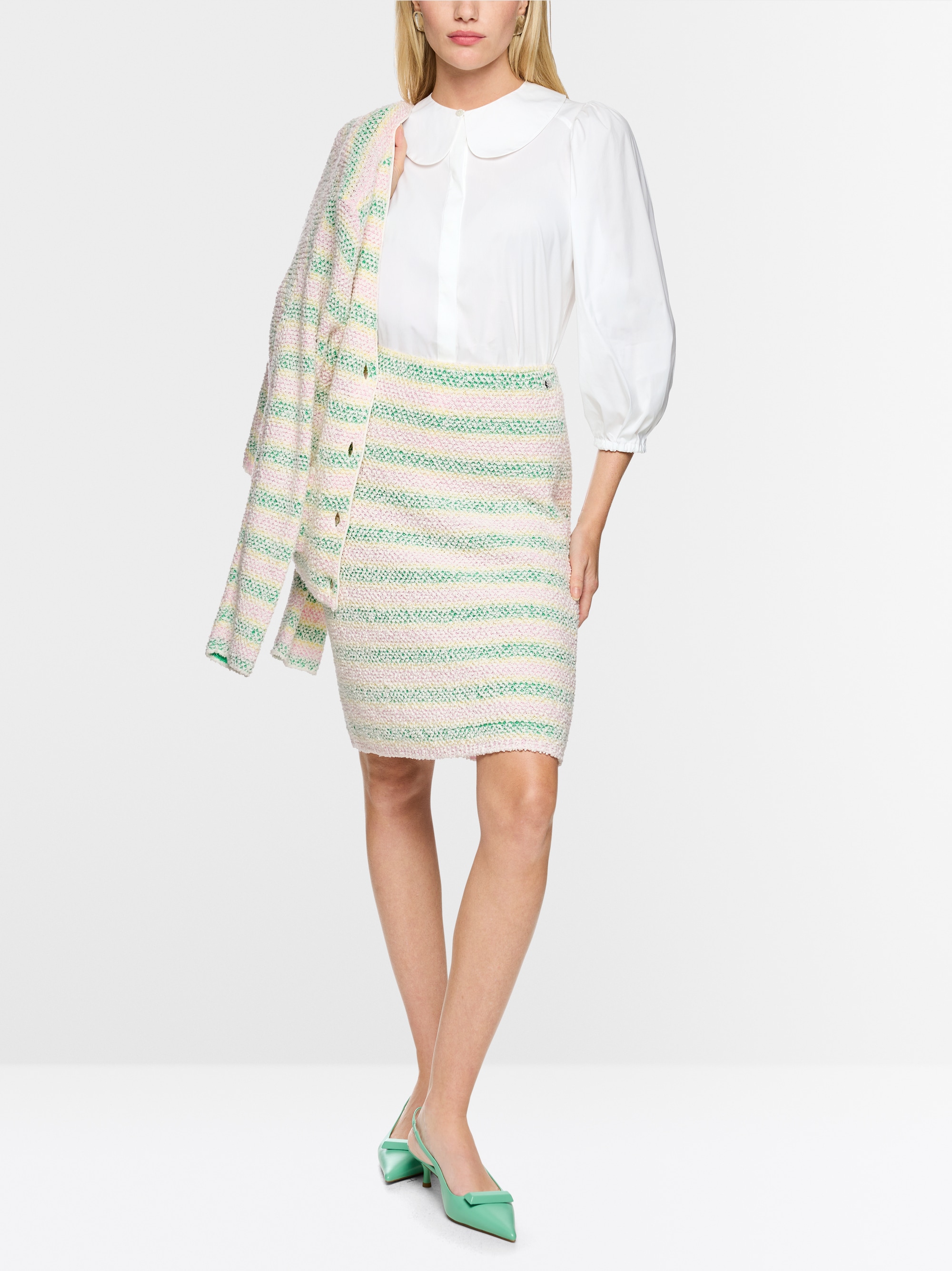 Jupe bouclée tricotée en Allemagne