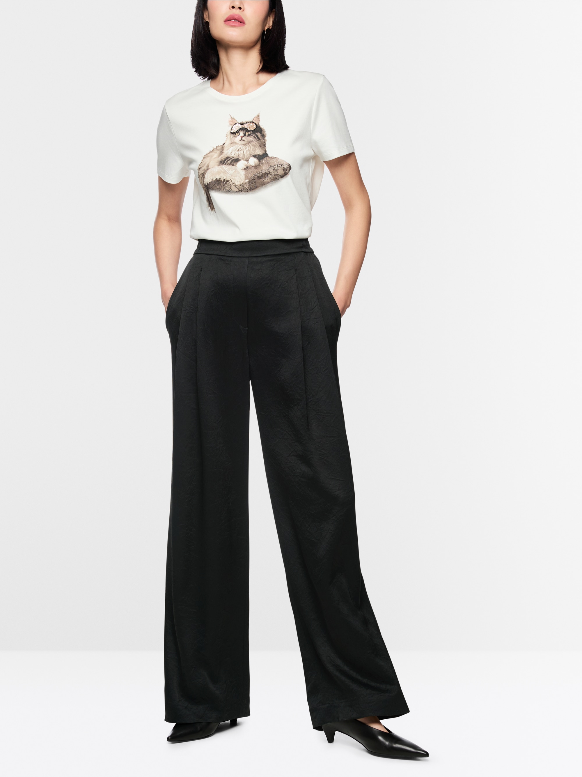 WEDI wide-fit trousers with pleats