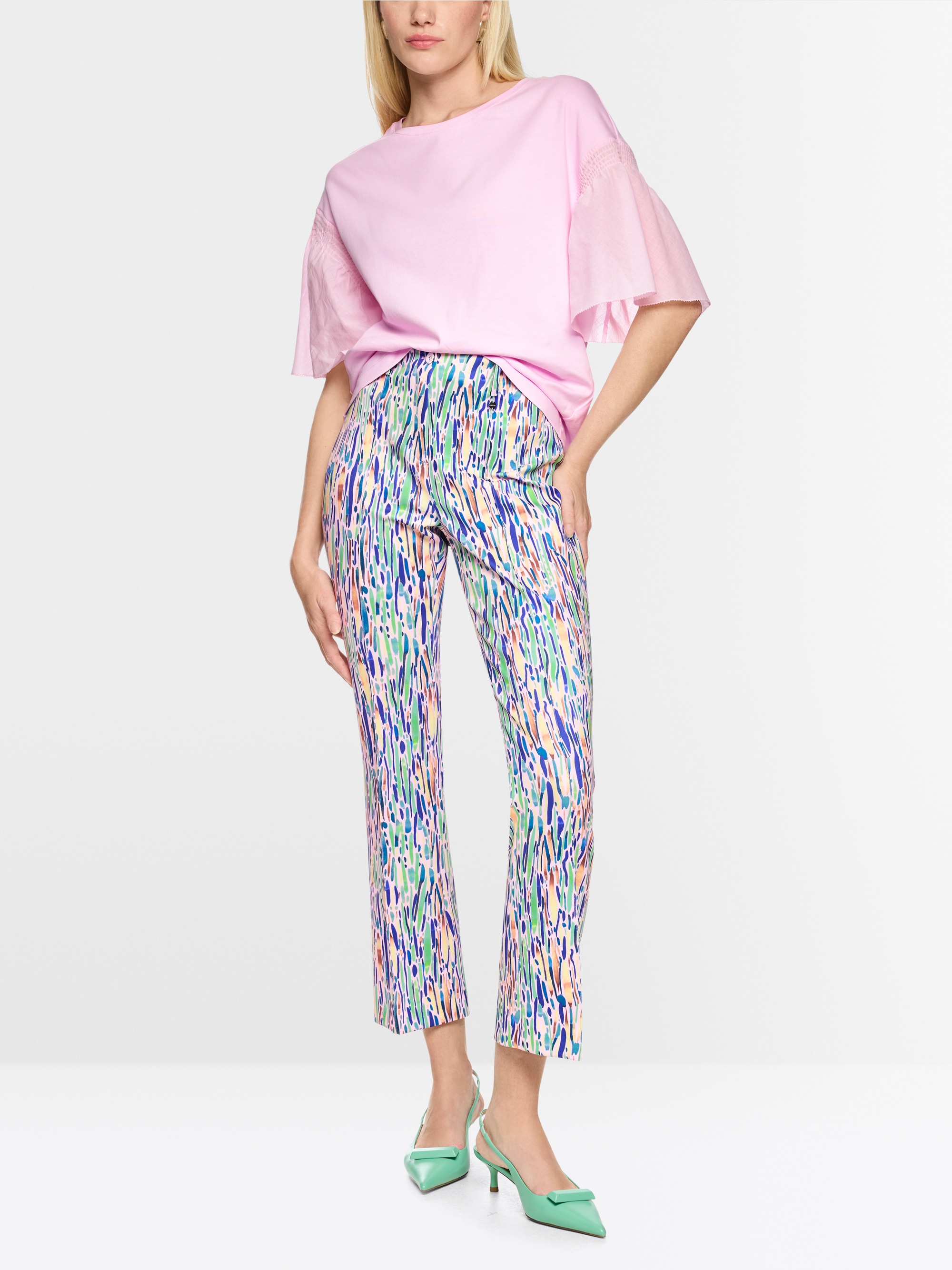 FORLI scuba jersey trousers