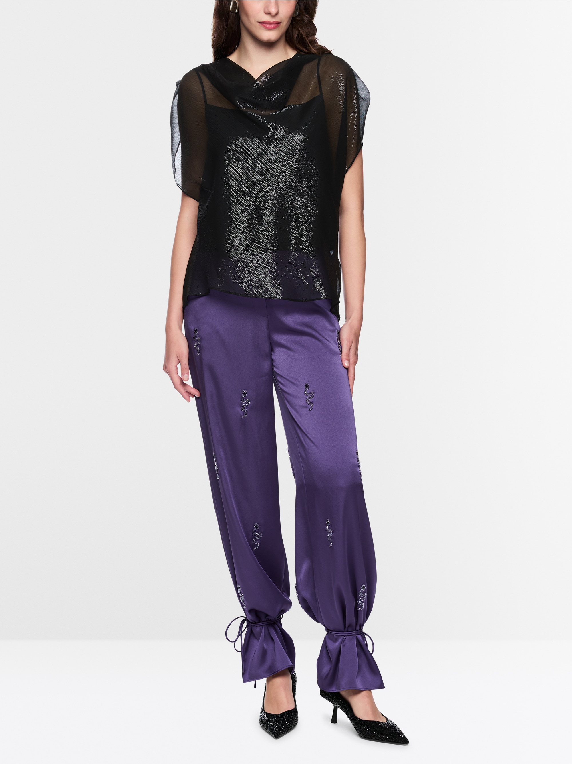 Top transparent avec dessous