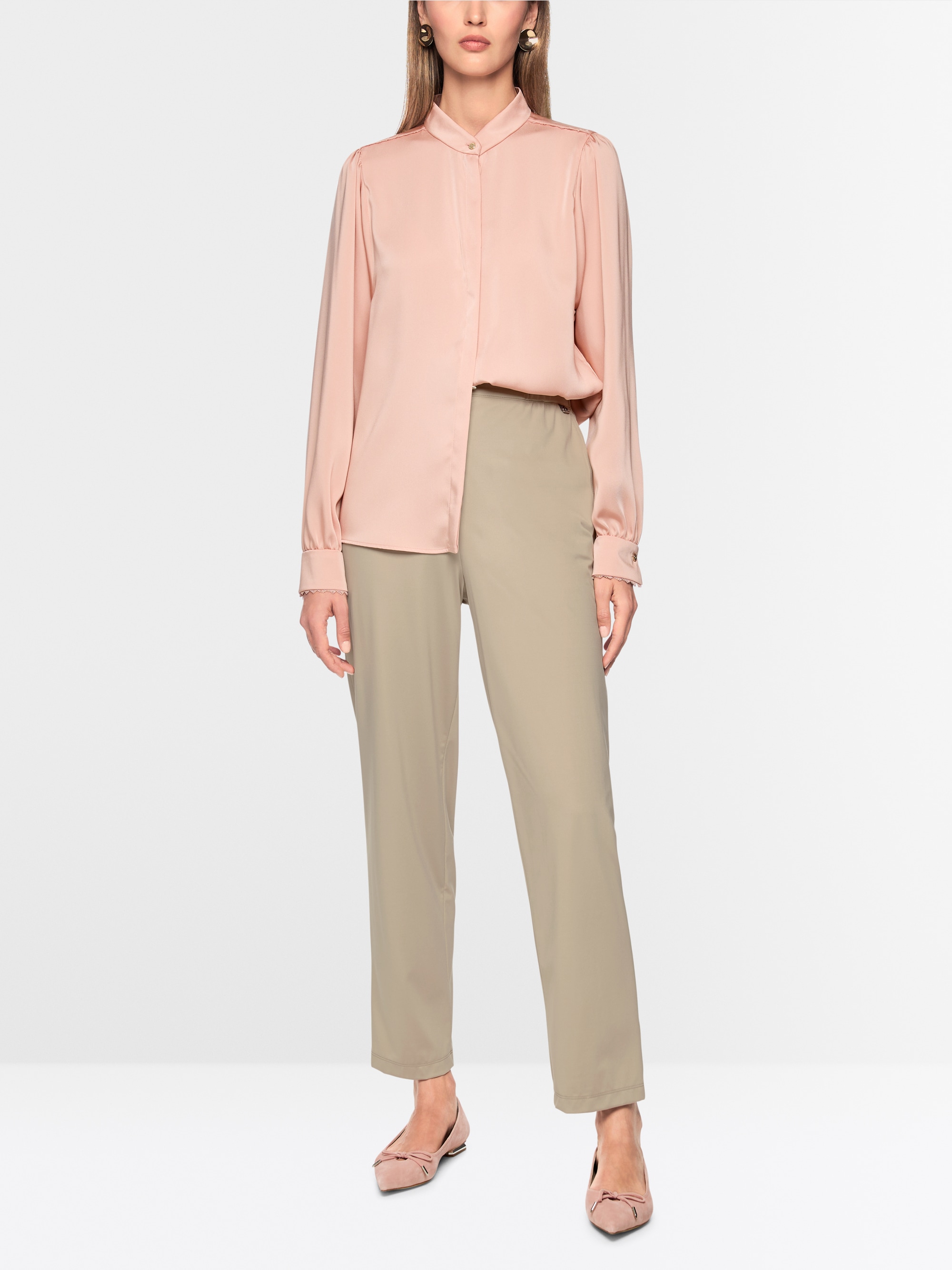 FRANCA pants with paperbag waistband