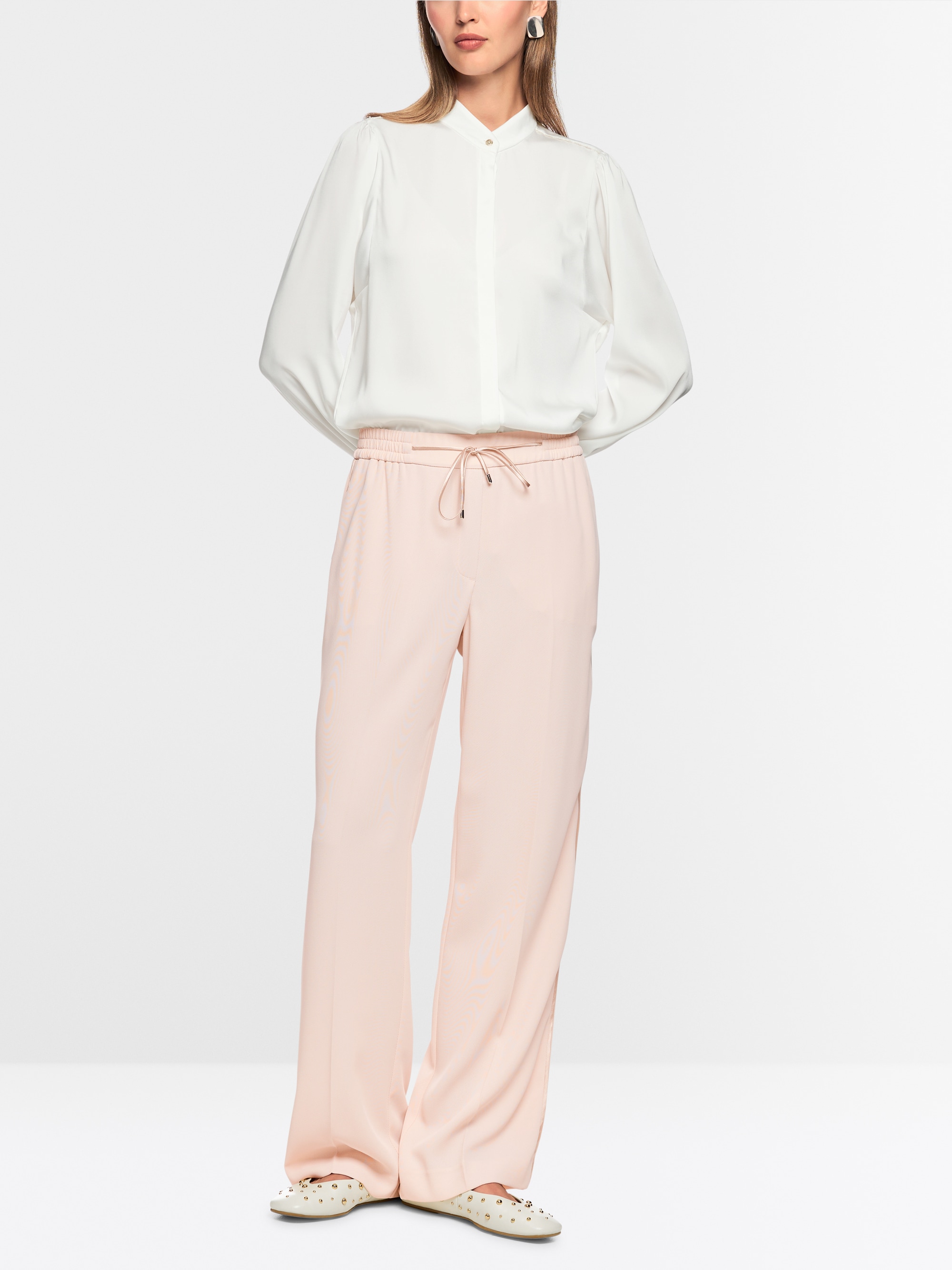 WIDE WASHINGTON pants with drawstring