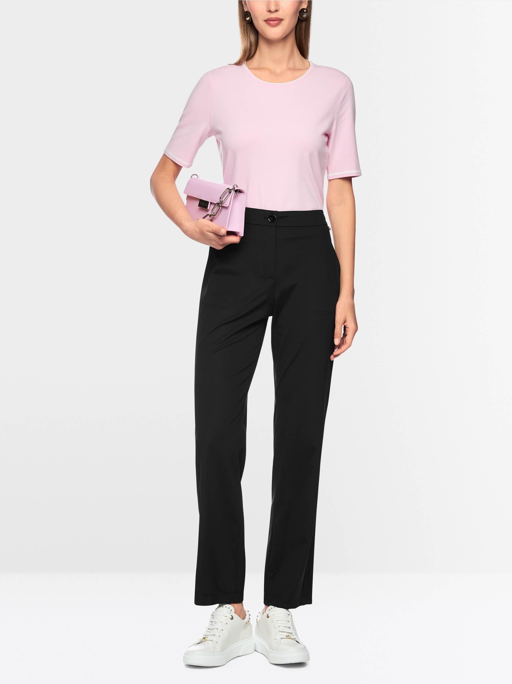 Pantalon en tissu FENDOU avec poches cousues
