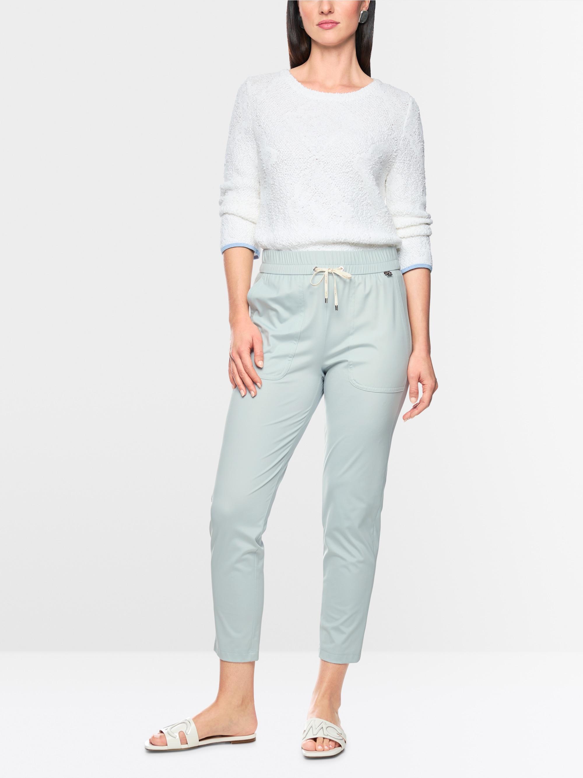 RHODOS stretch pull-on trousers