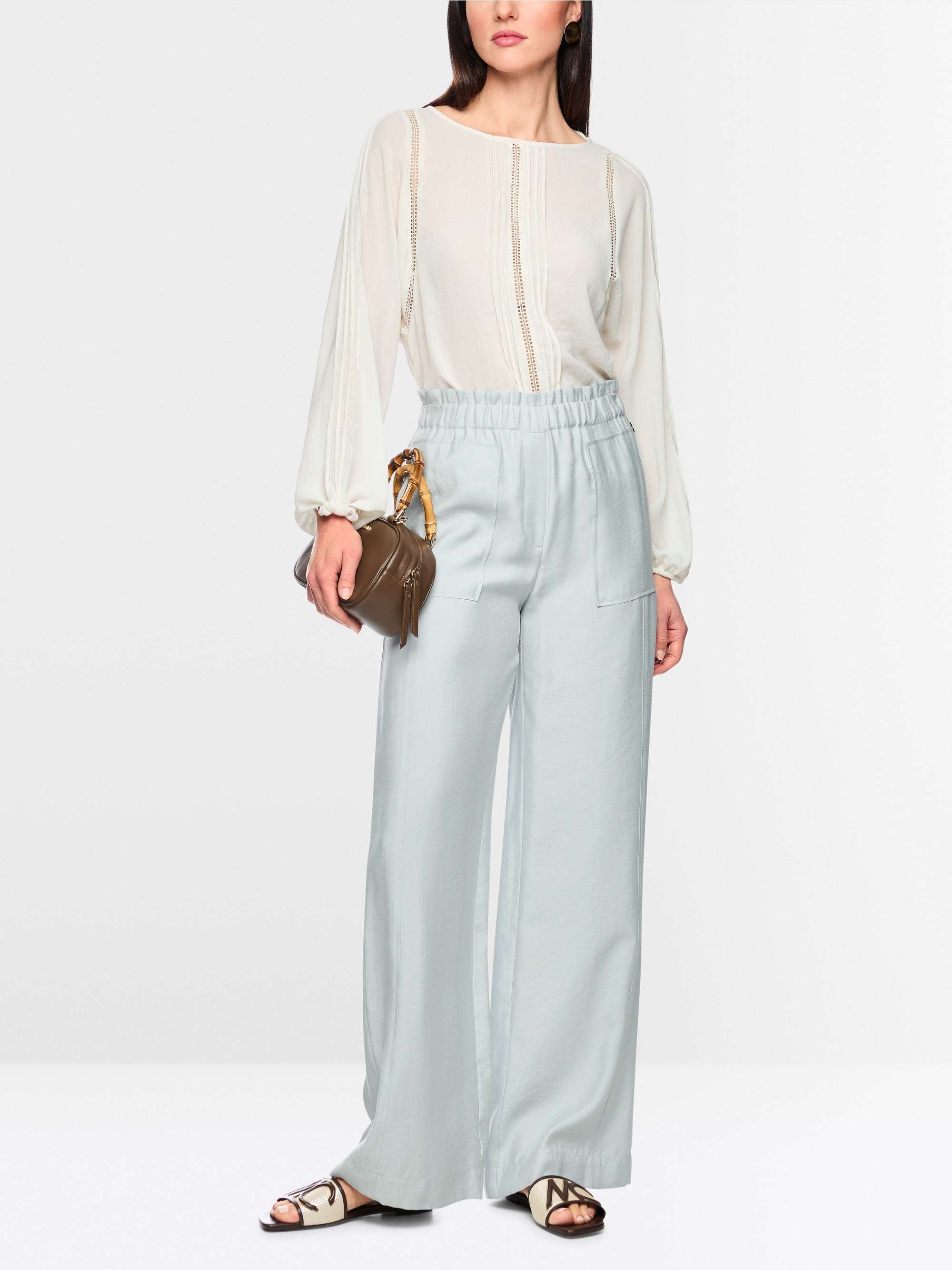 WELKOM recycled material trousers