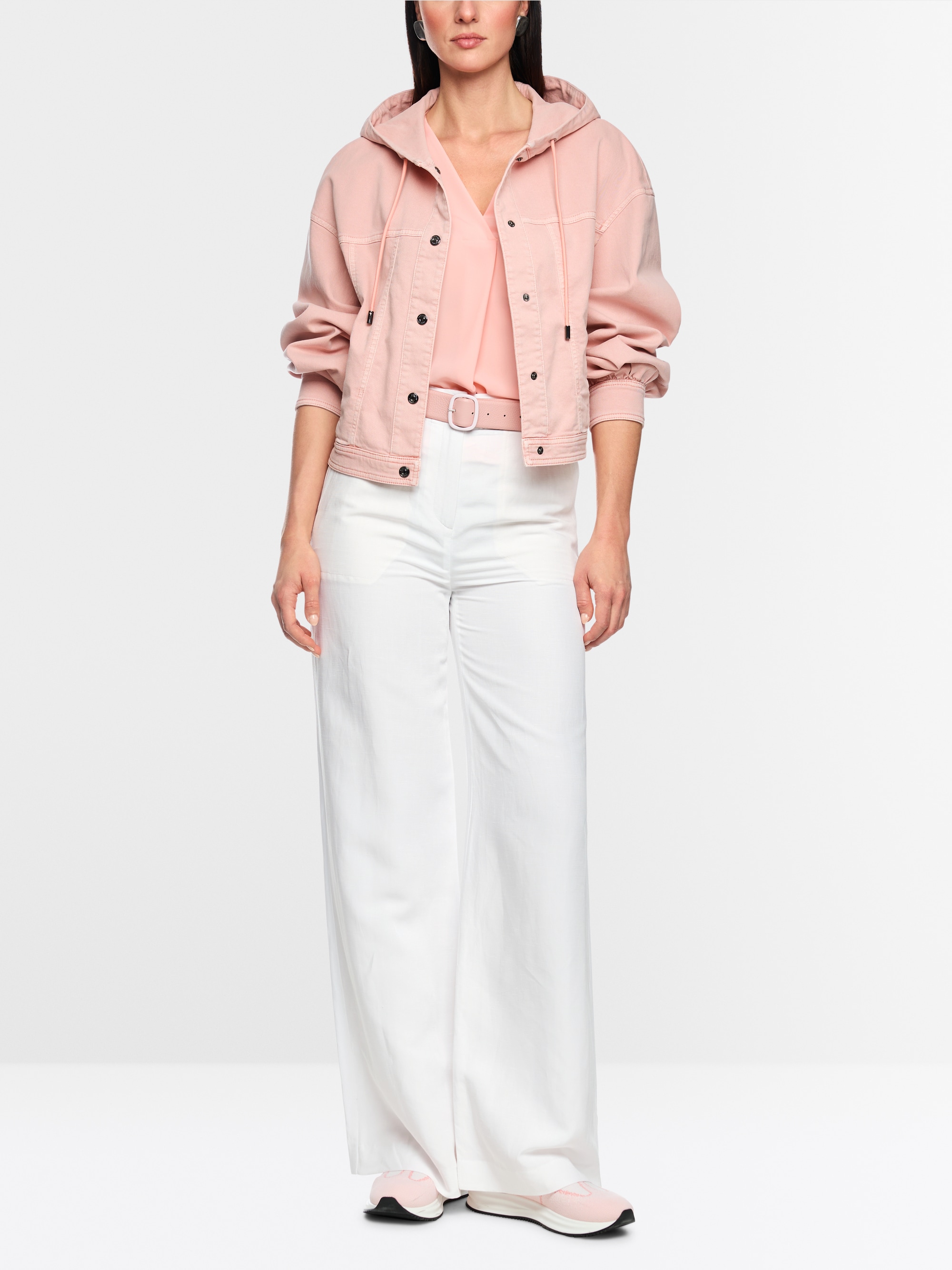 Pantalon WAUKEE en viscose et lin mélangés