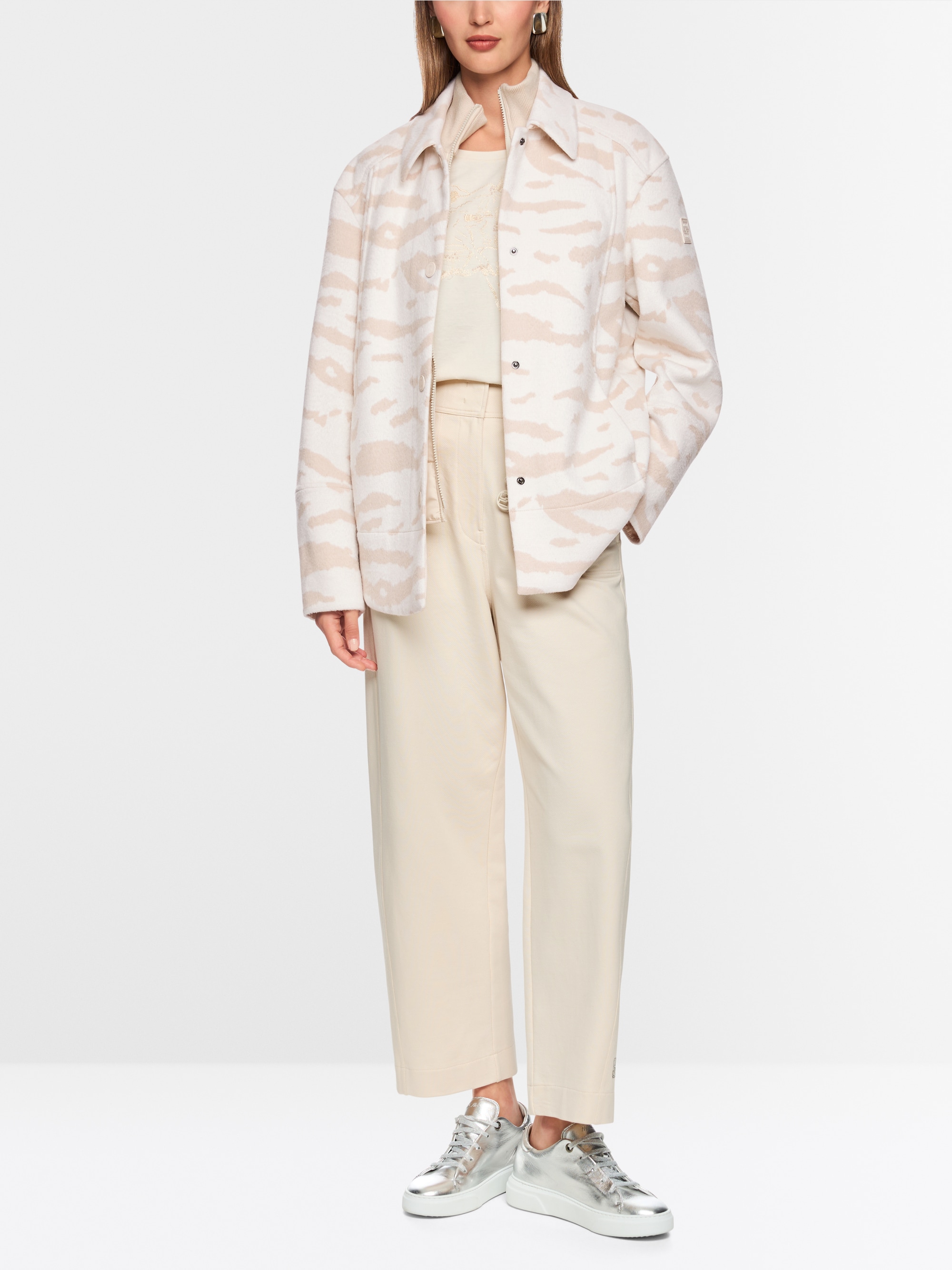 Chemise à imprimé animalier