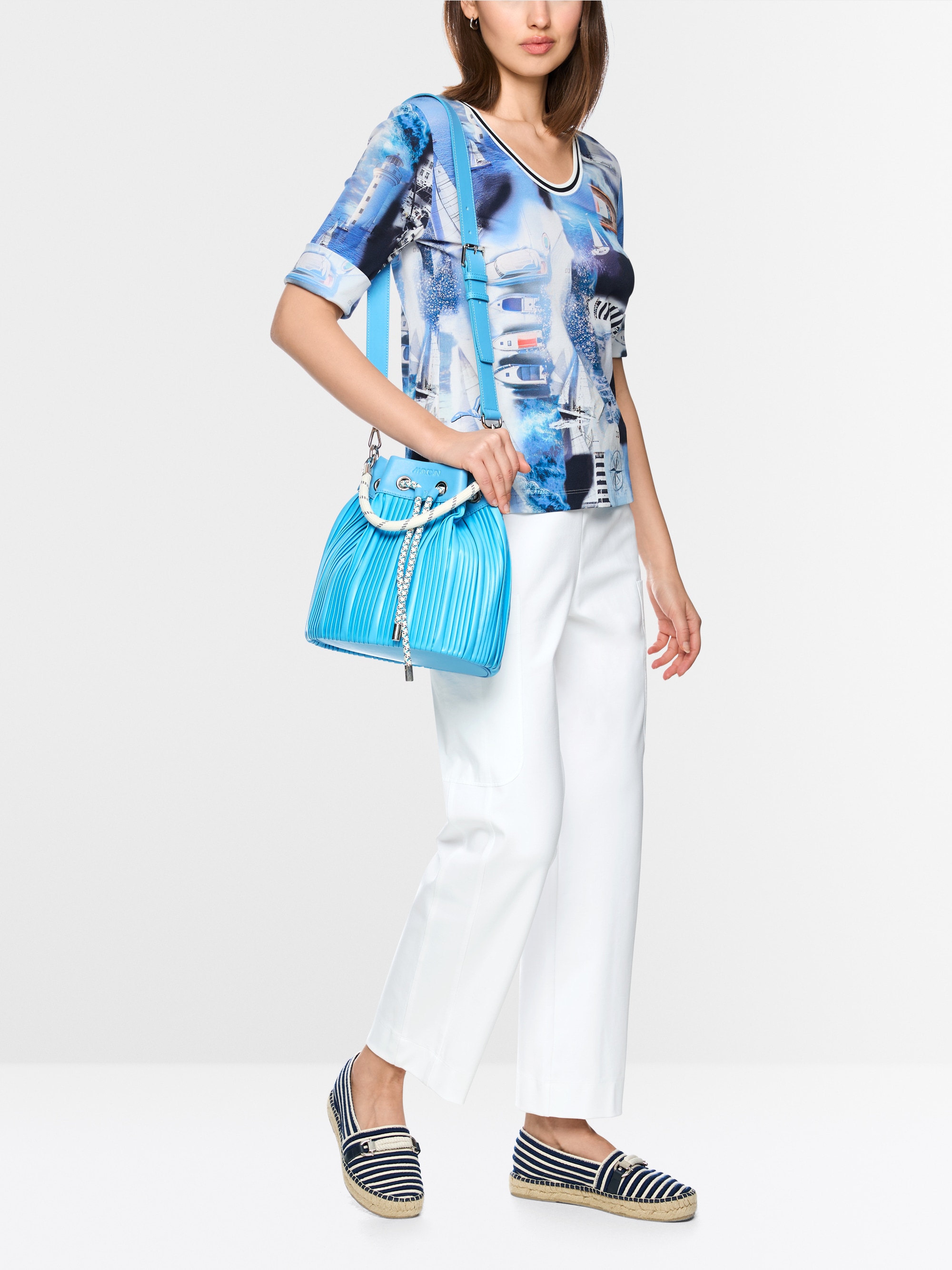 T-shirt with maritime print