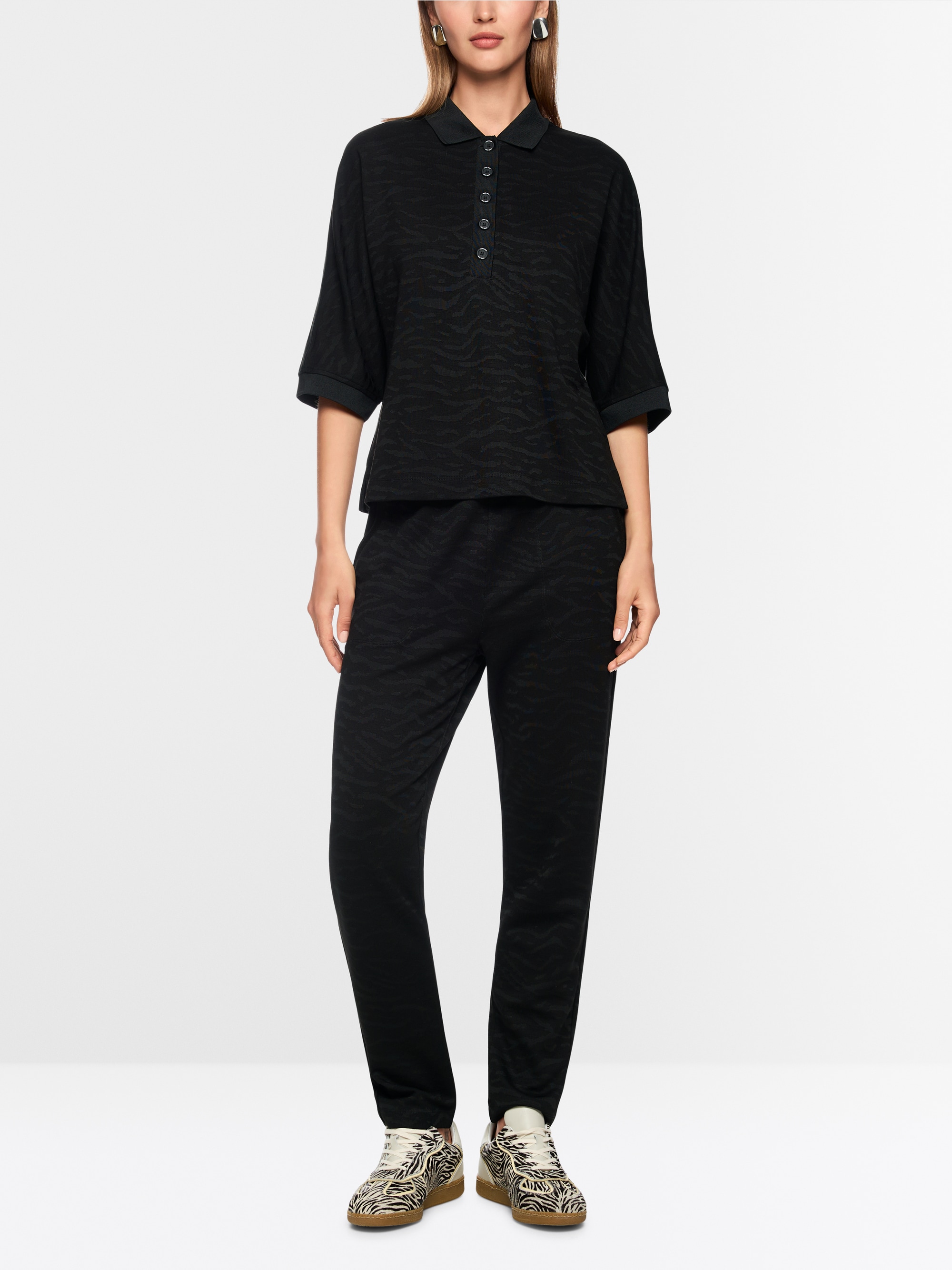 Polo avec imprimé animalier