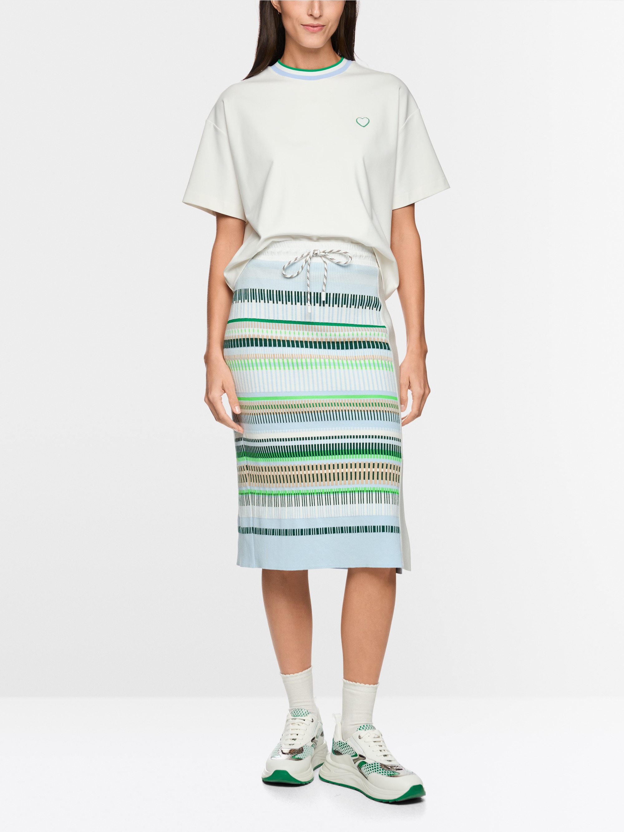 ‘Knitted in Germany’ jacquard skirt
