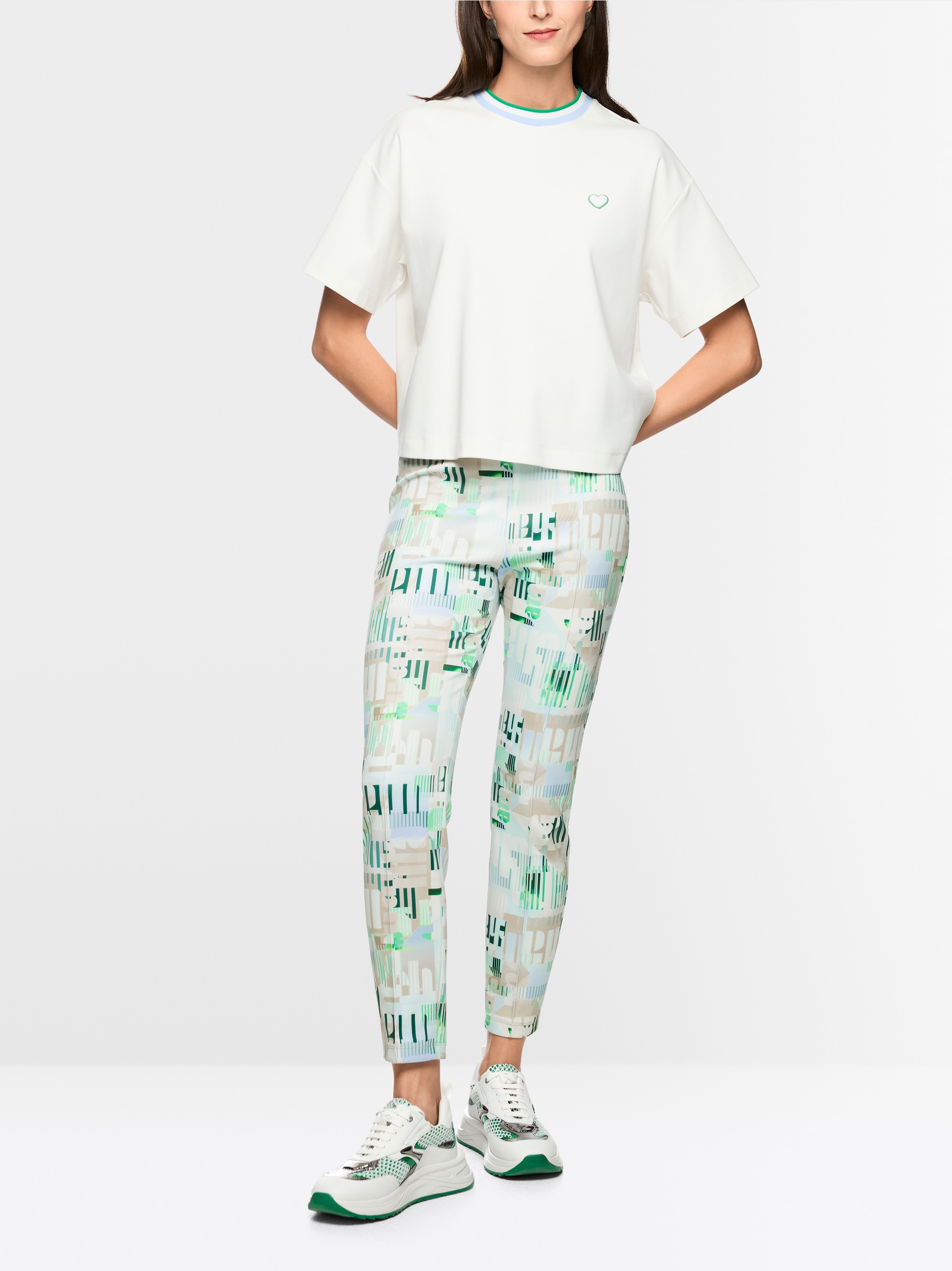 SOFIA trousers in scuba jersey