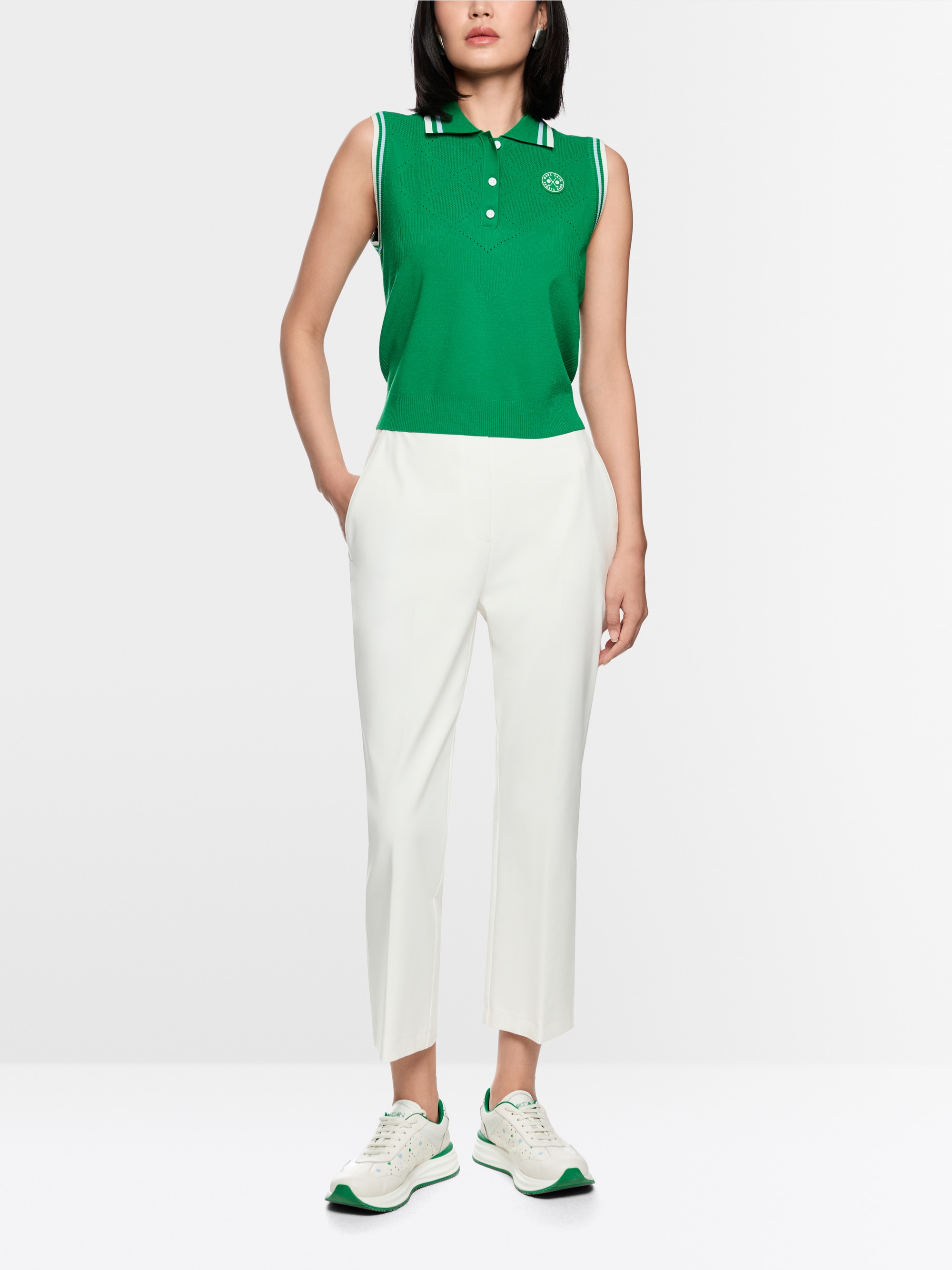 FUYU trousers with side zip