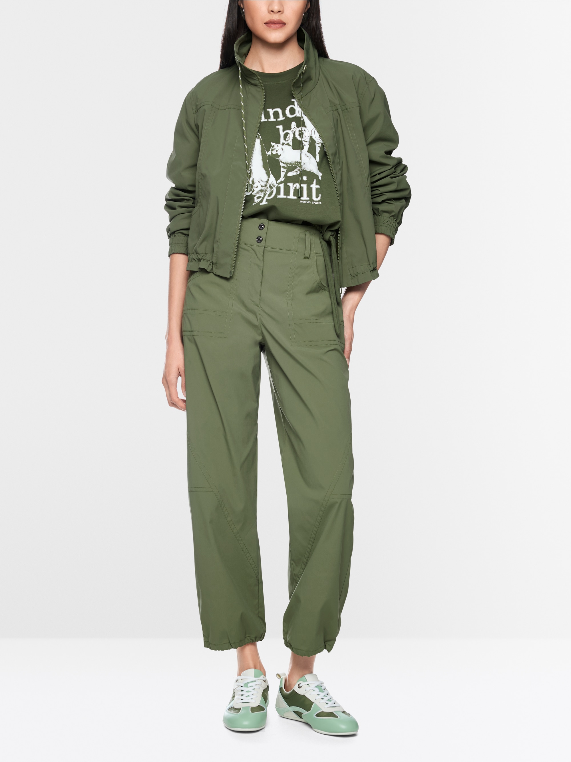 RUMA cargo trousers with O-shape