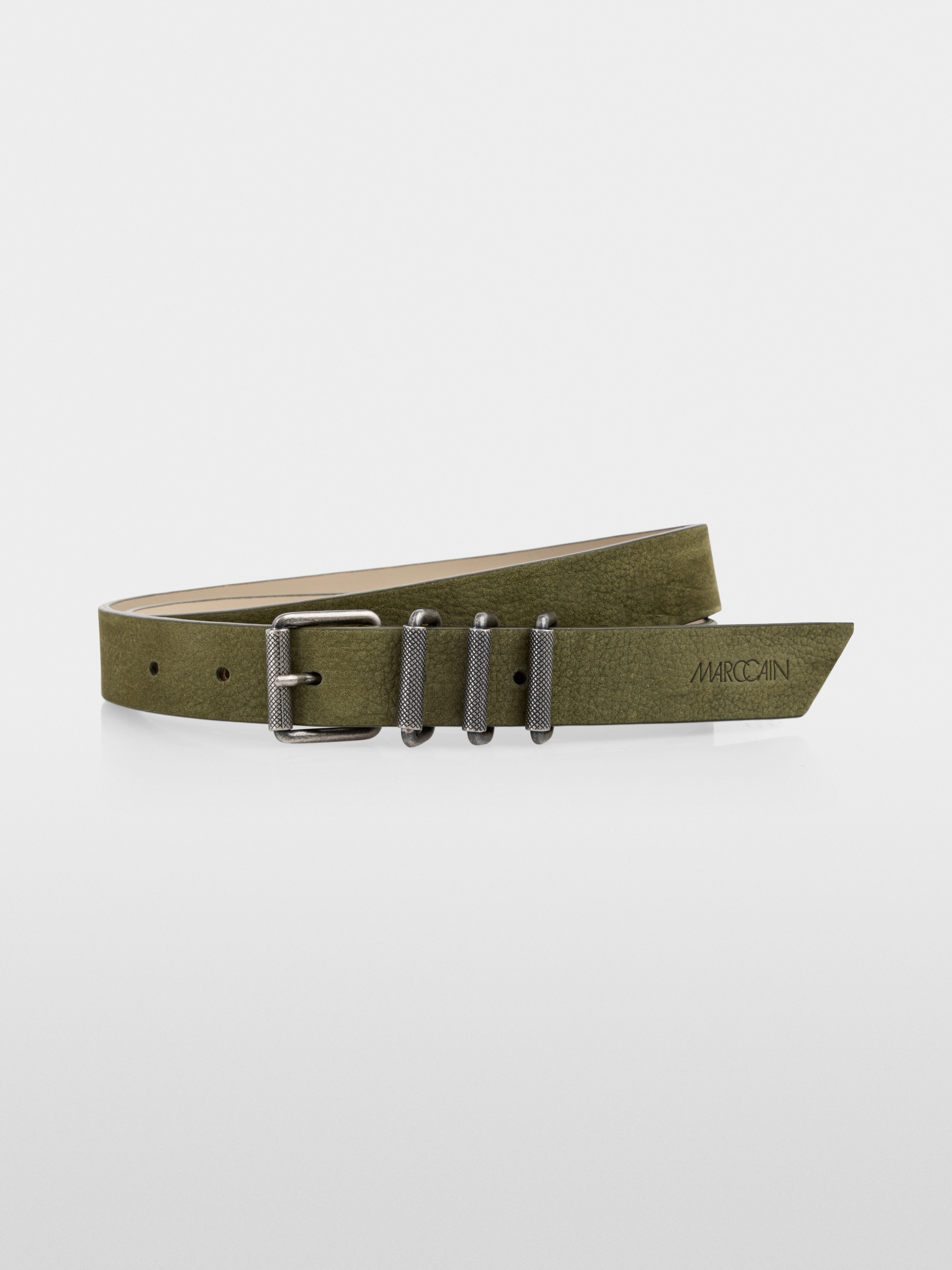 Suede belt