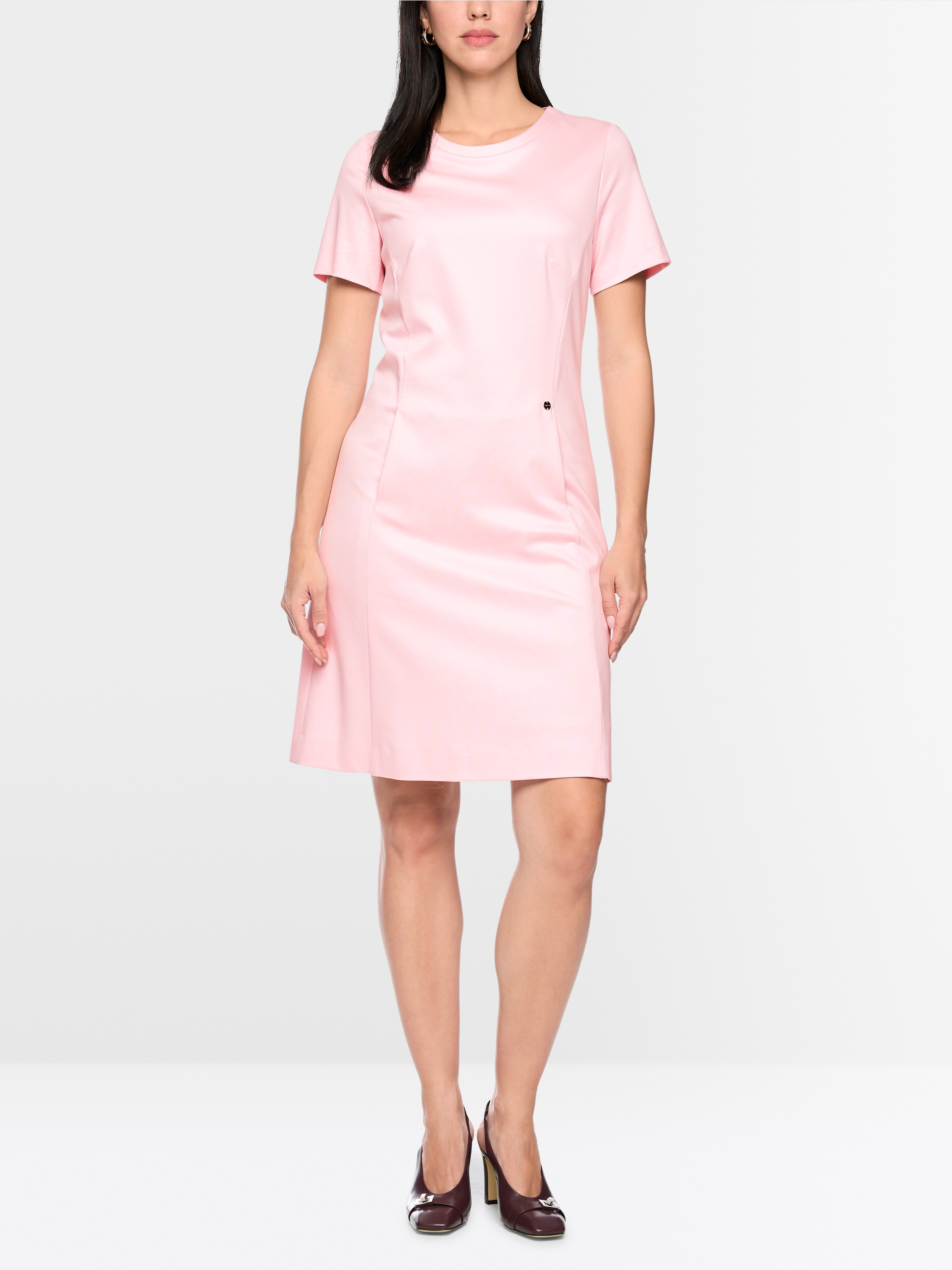 Stretch viscose mini dress