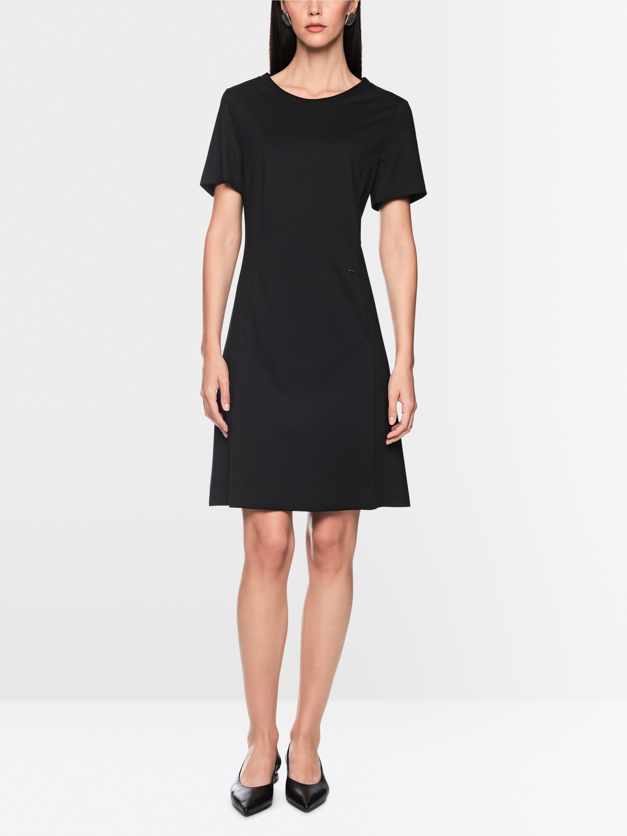Stretch viscose mini dress