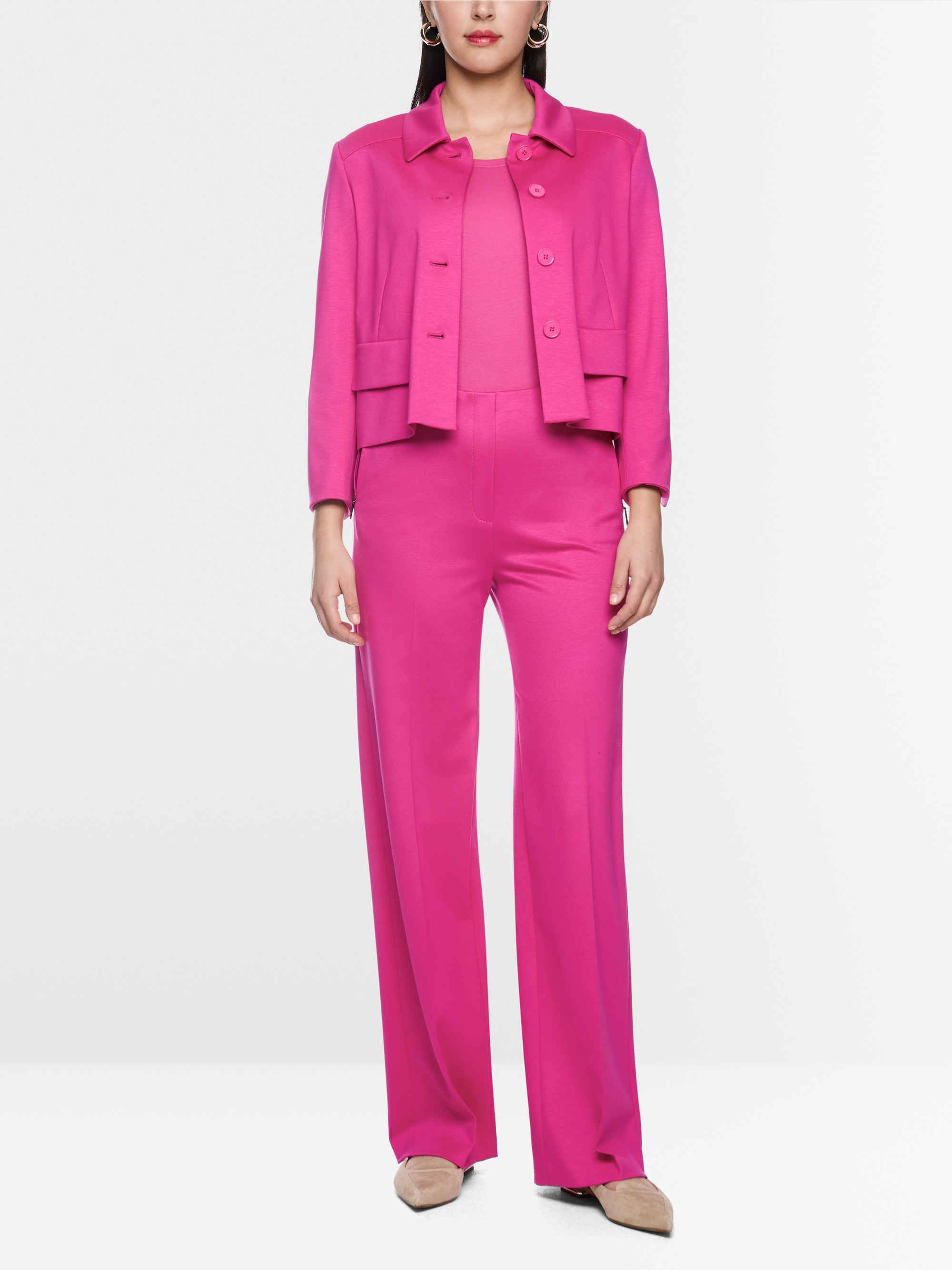 Stretch viscose short jacket