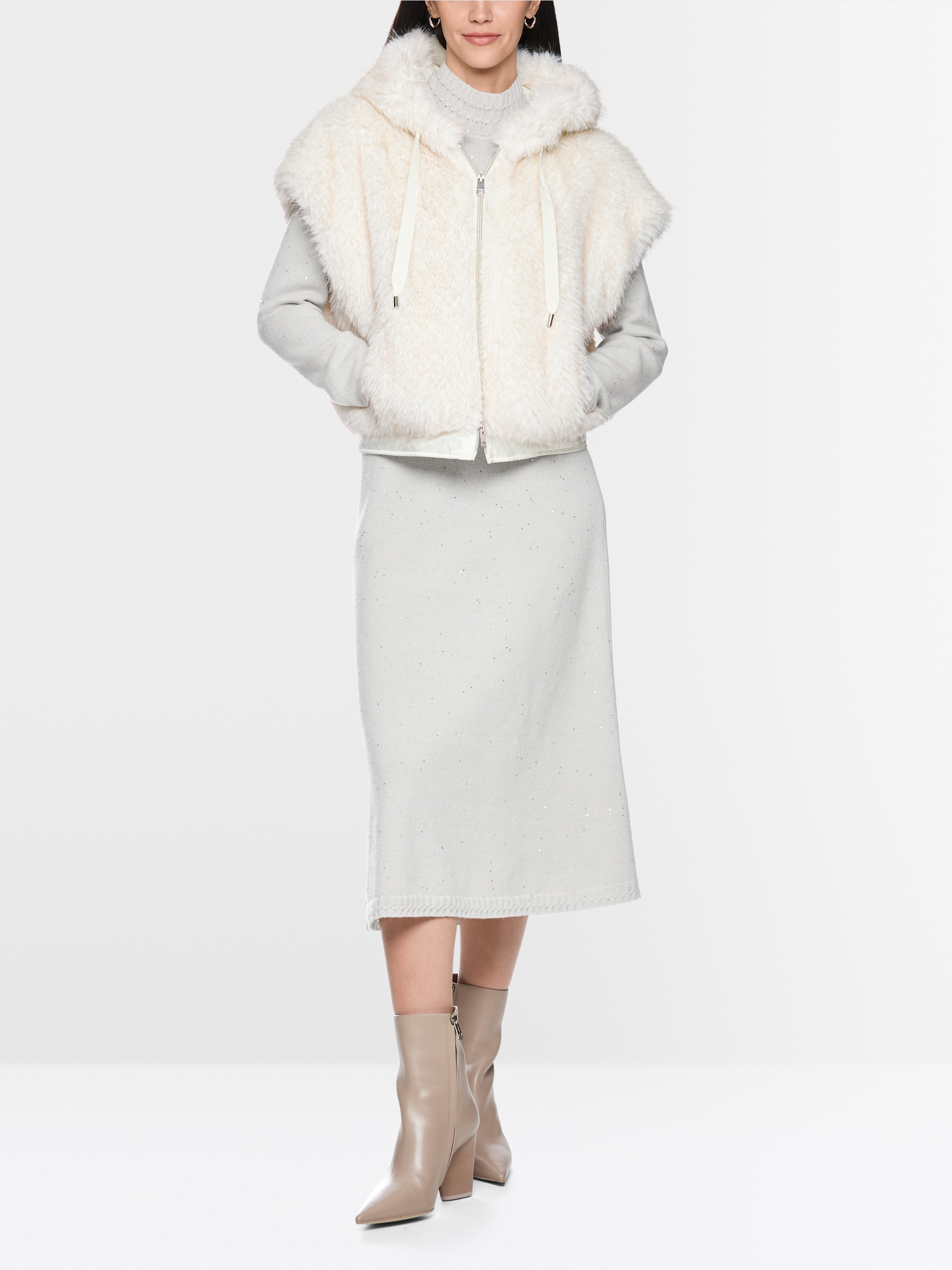 Cosy faux fur waistcoat