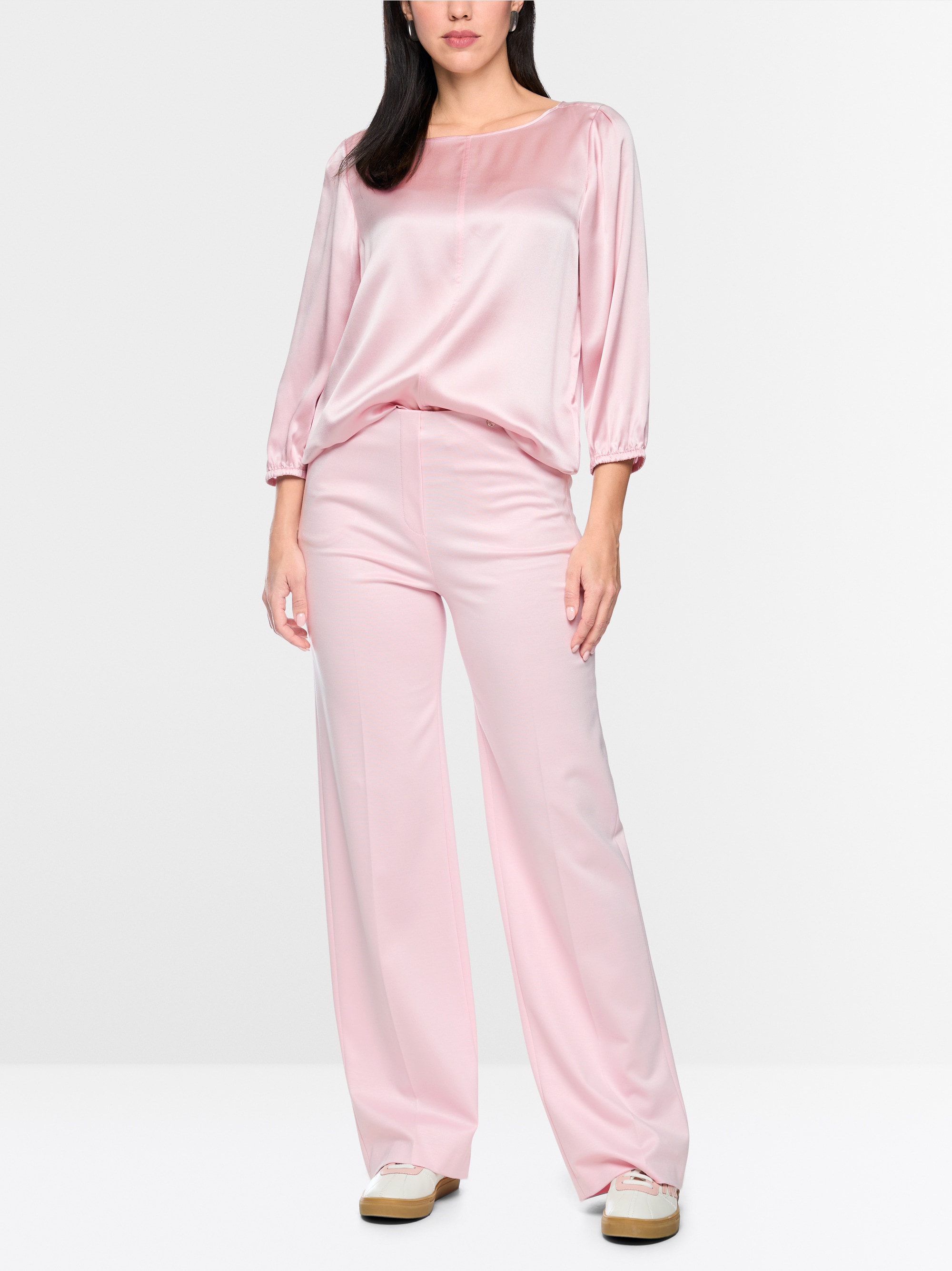 Silk blouse with 3/4 sleeves