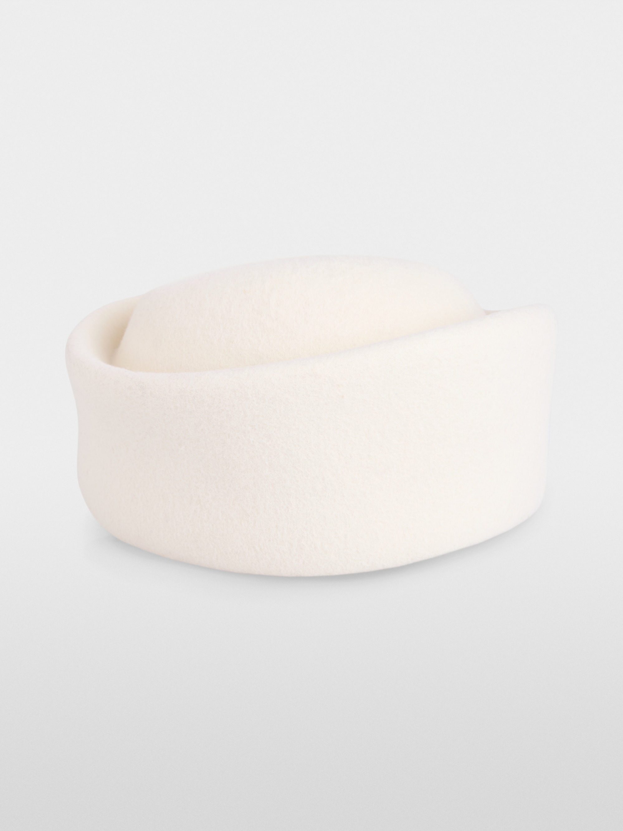 Wool pillbox hat