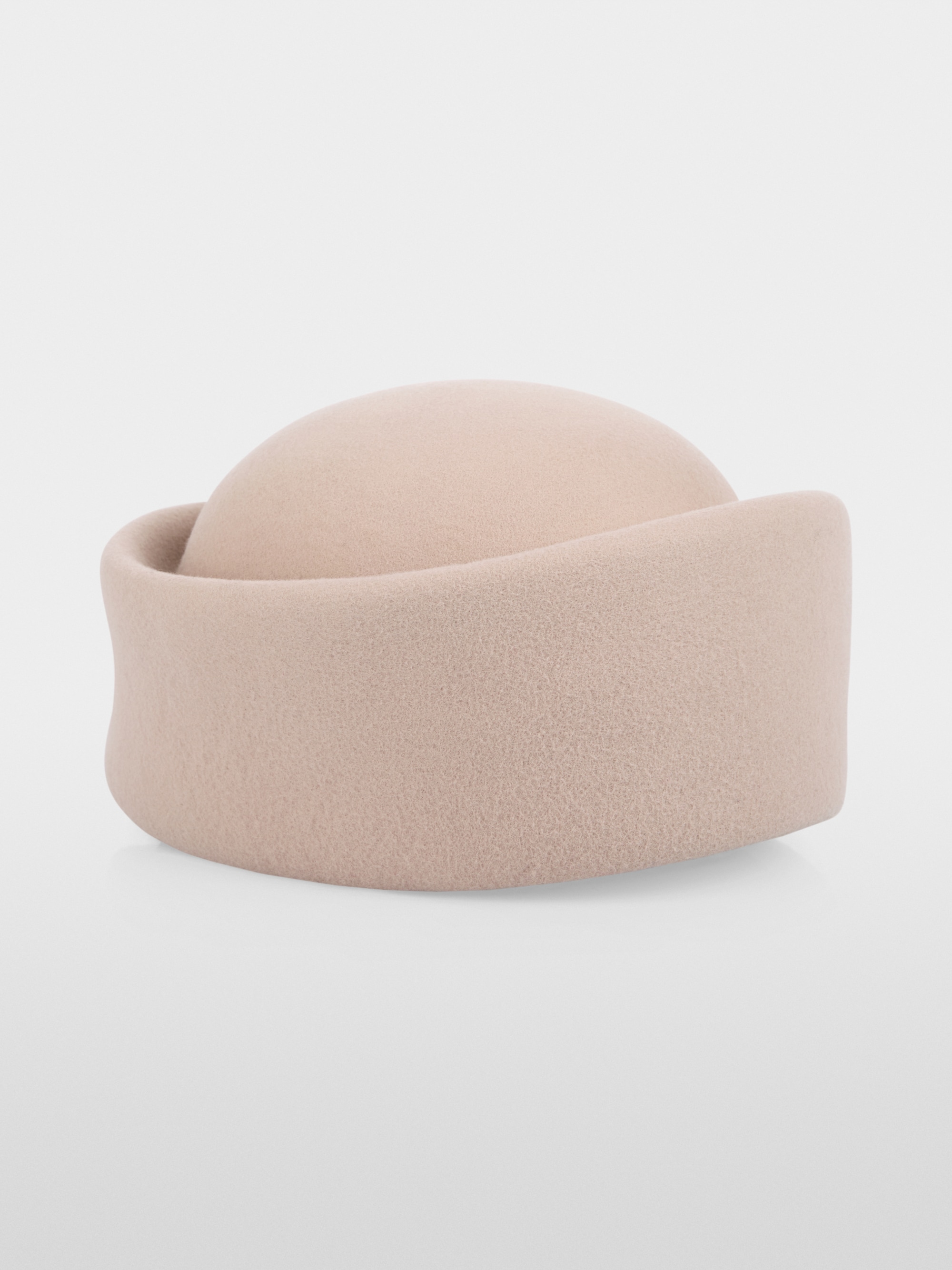 Wool pillbox hat