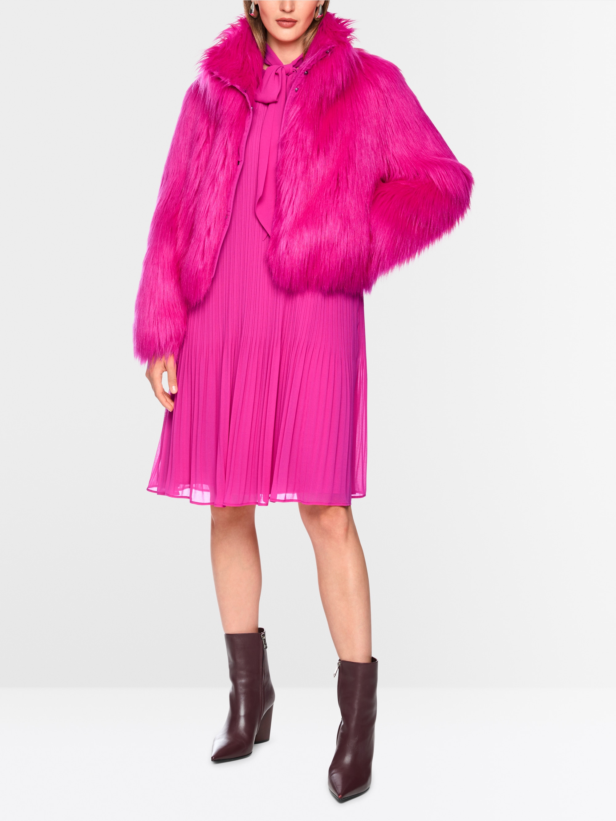 Veste tendance moelleuse en polaire