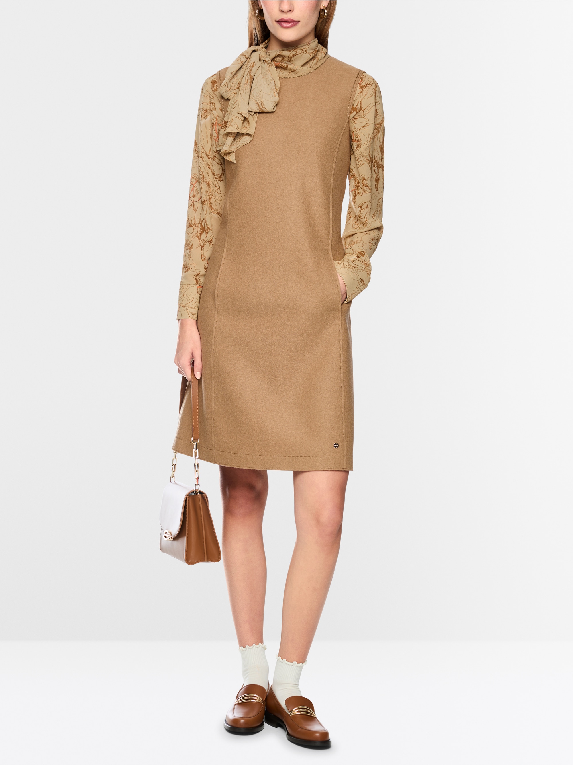 ‘Knitted in Germany’ walk mini dress