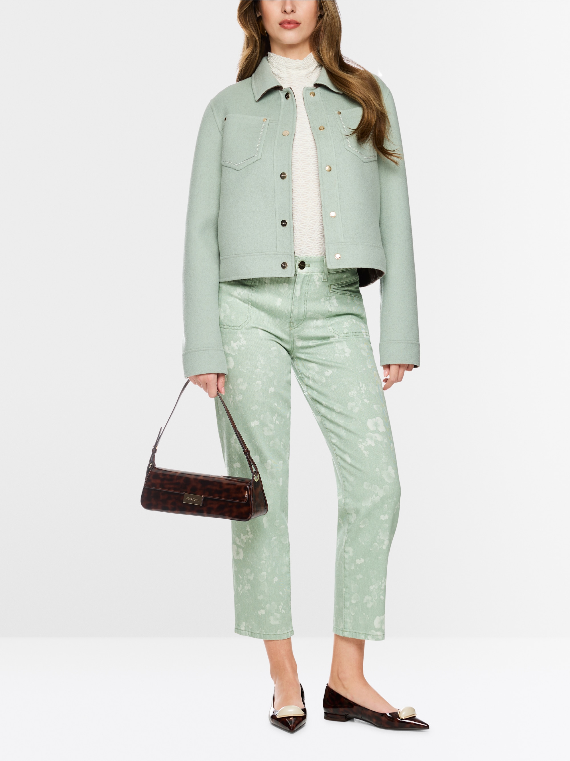 ROHA floral print jeans