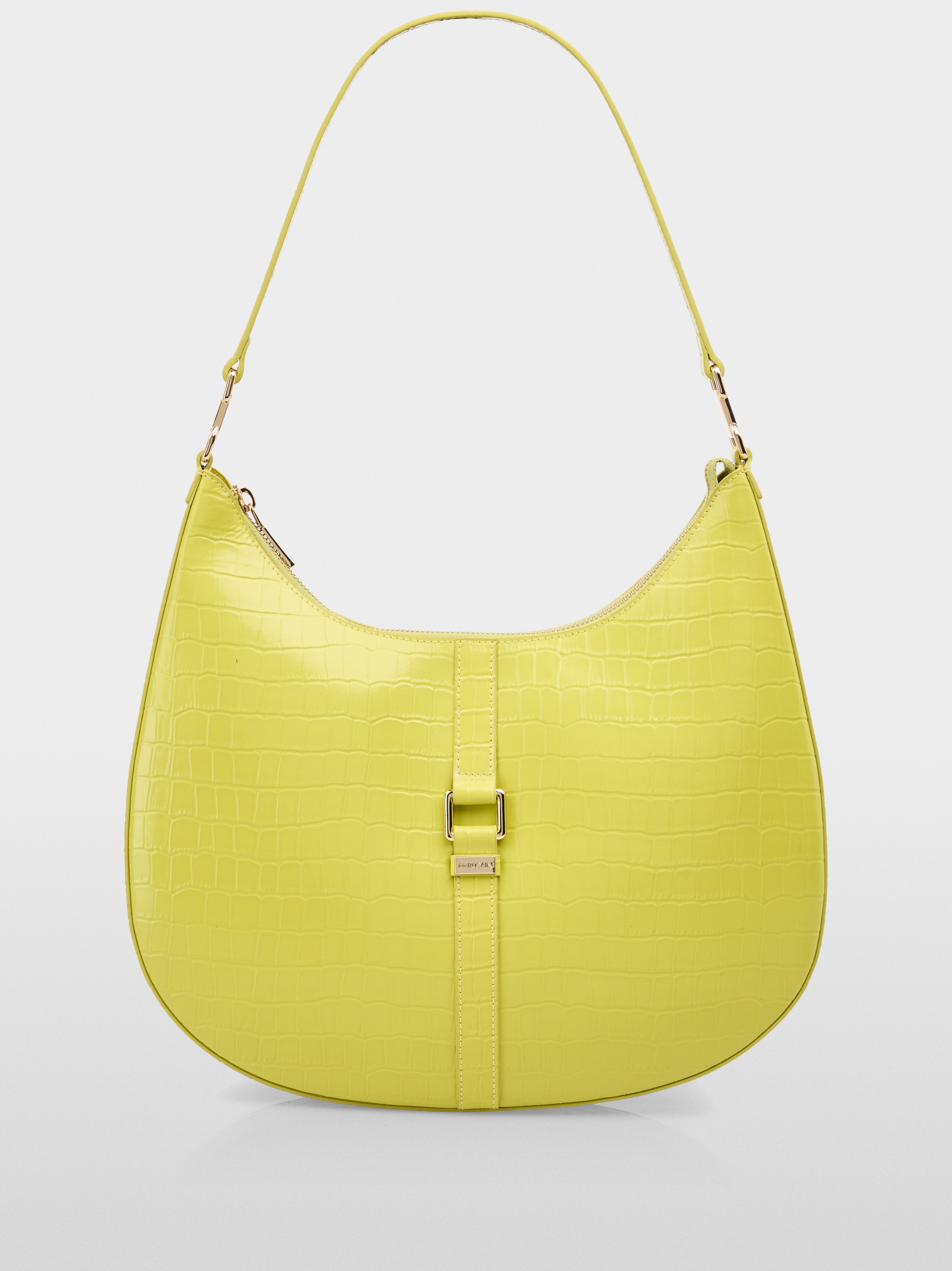 Leather hobo bag