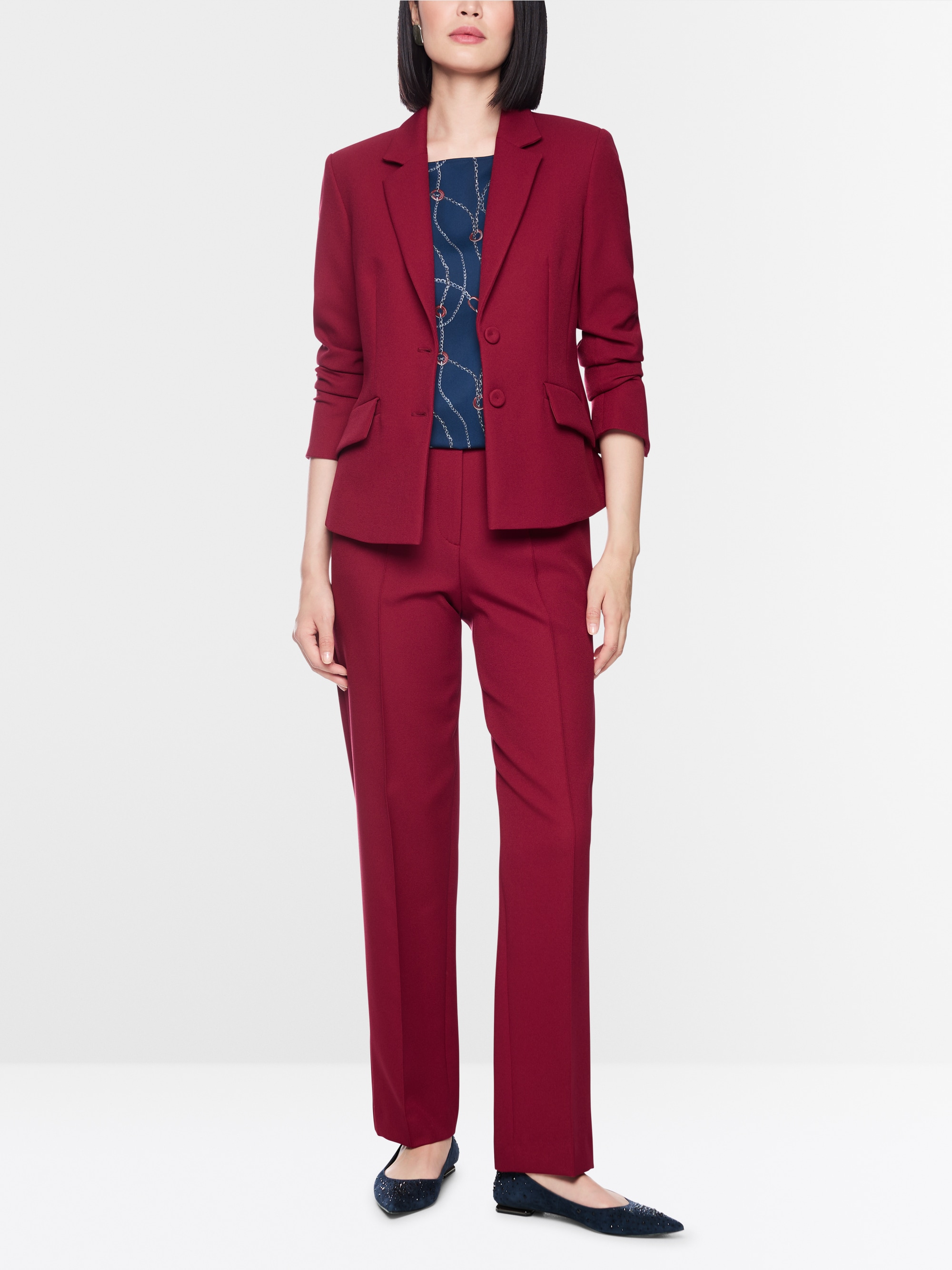 Fitted blazer with lapels