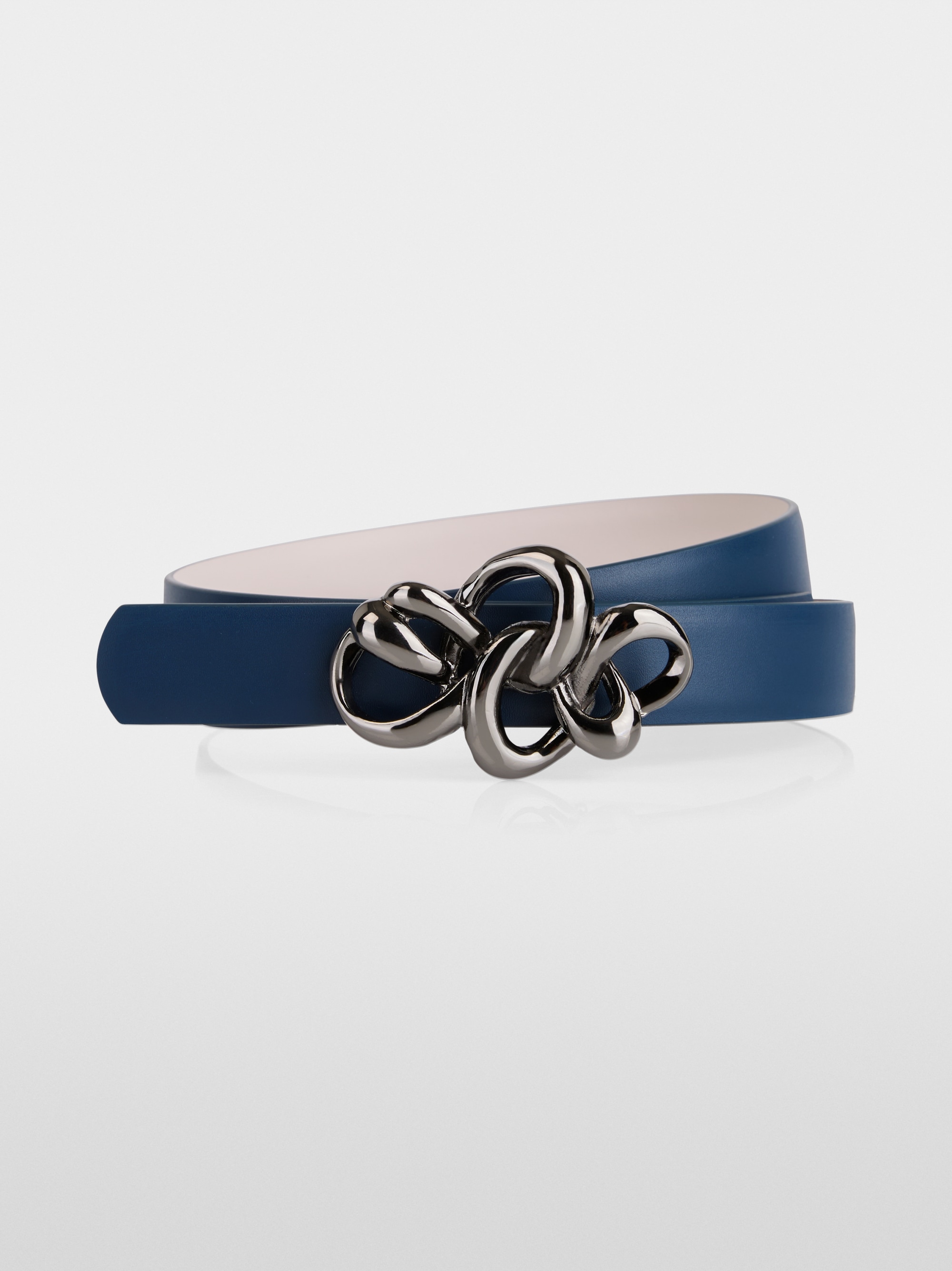 Reversible leather belt