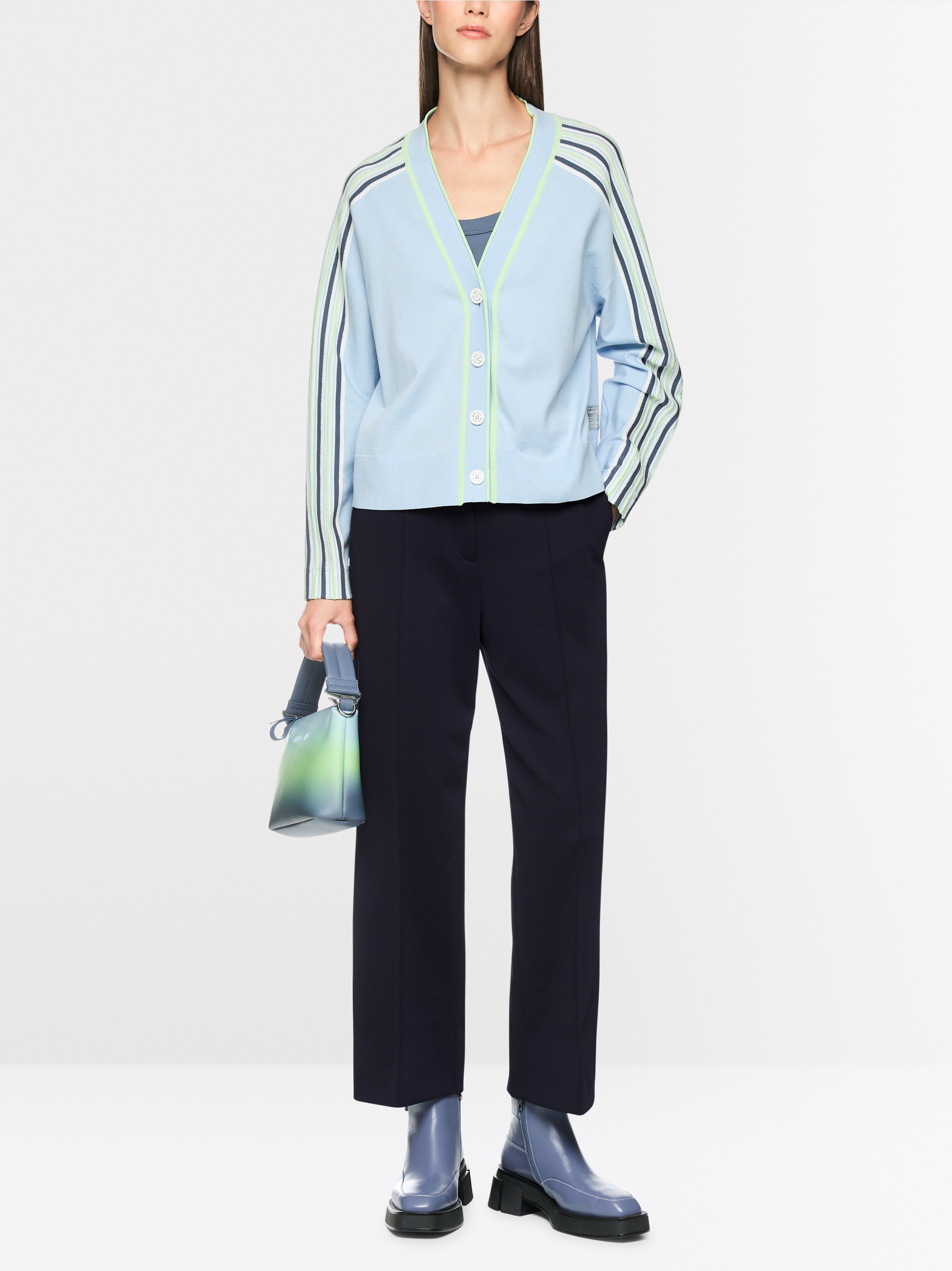 Pantalon en tissu WUKARI coupe large