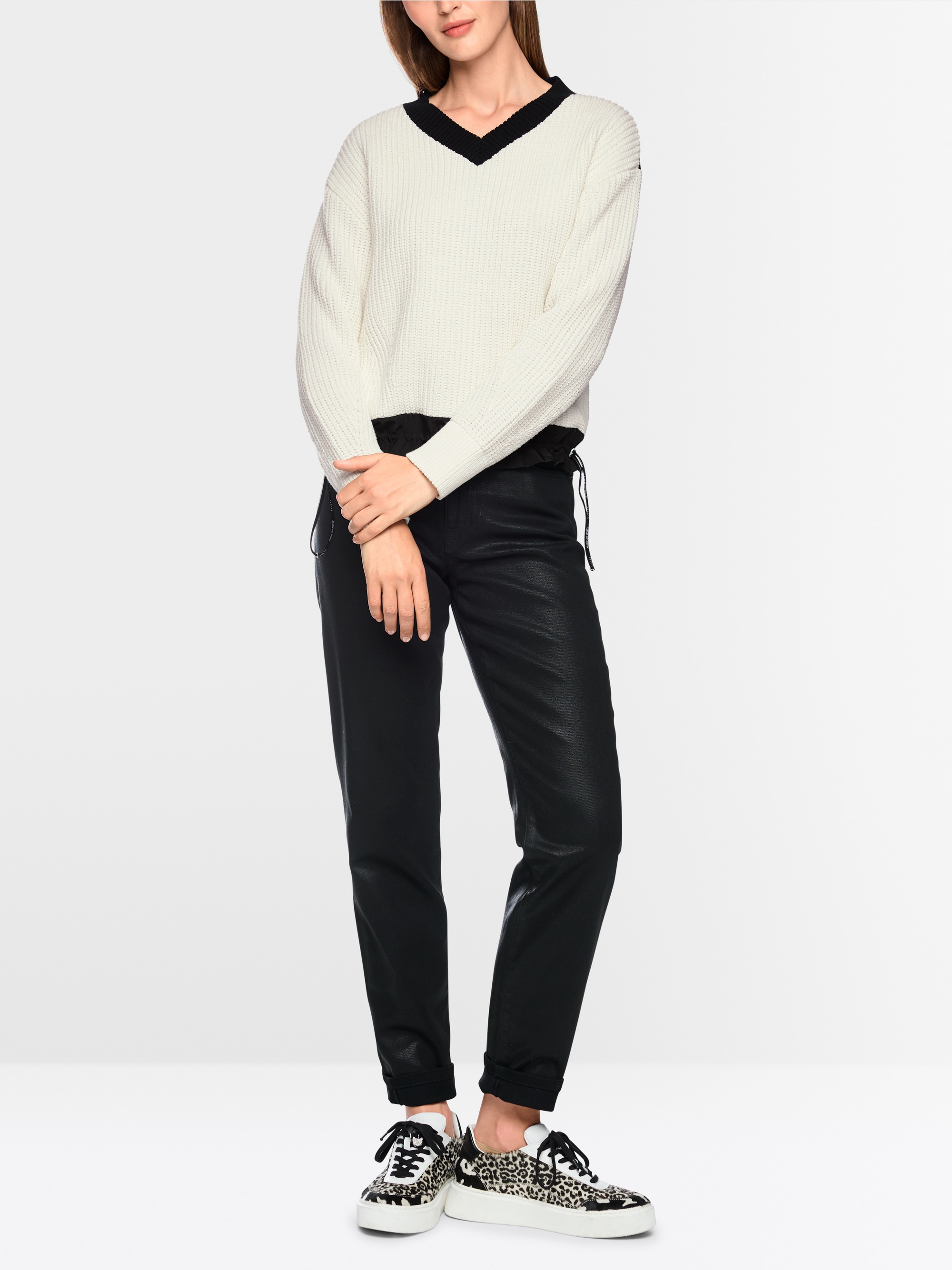 ‘Knitted in Germany’ sporty jumper