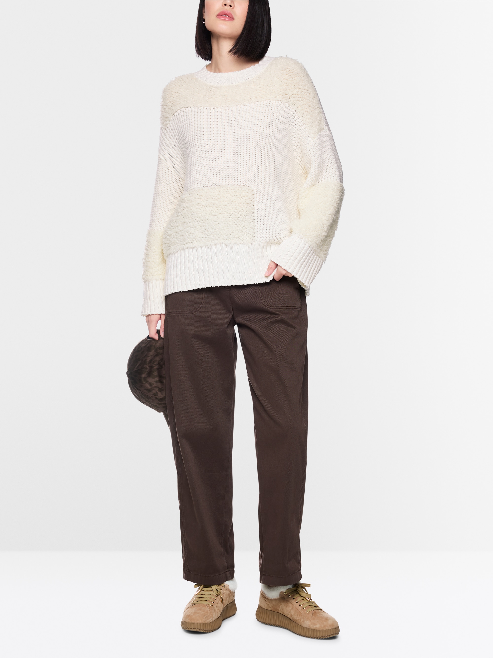 ‘Knitted in Germany’ wool blend jumper